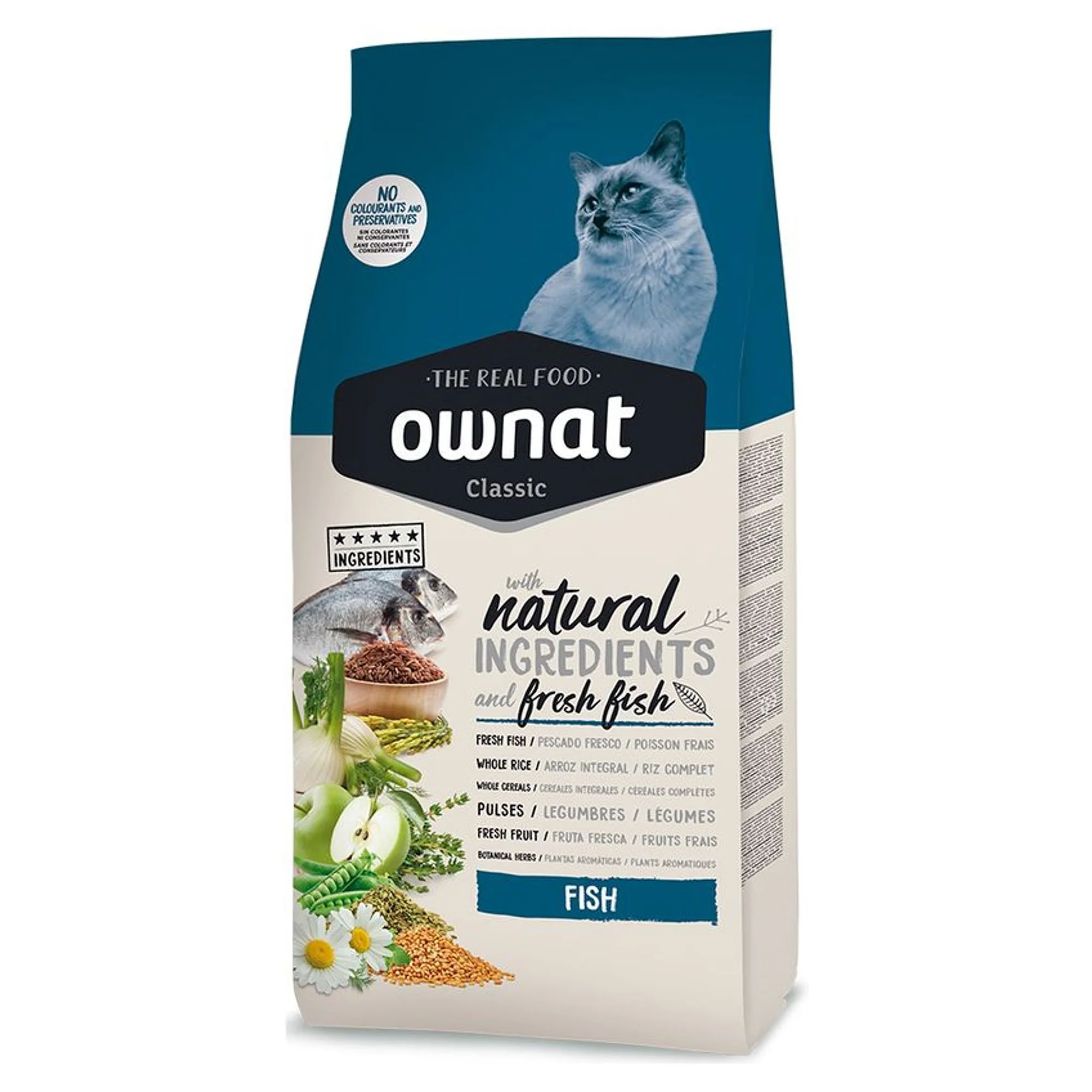 Ownat Classic Yetişkin Balıklı Kedi Maması 4 KG
