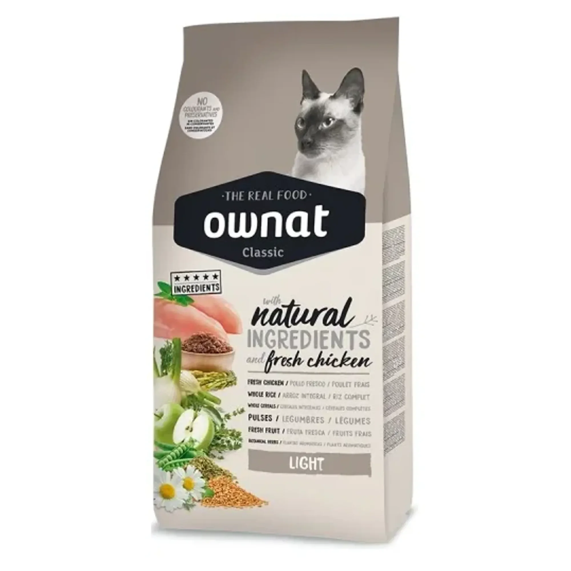 Ownat Light Tavuklu Yetişkin Kedi Maması 1,5 KG