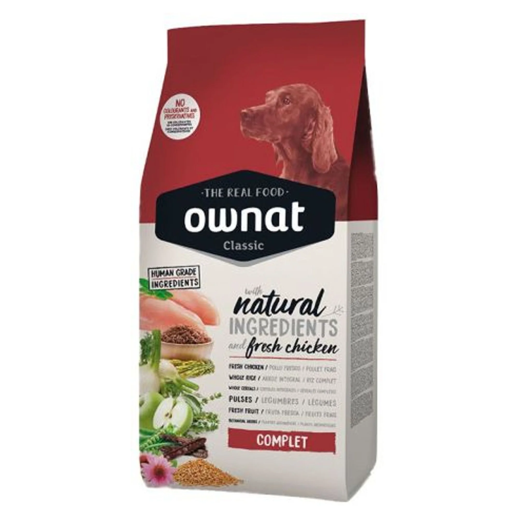 Ownat Classic Tavuklu Yetişkin Köpek Maması 20 KG