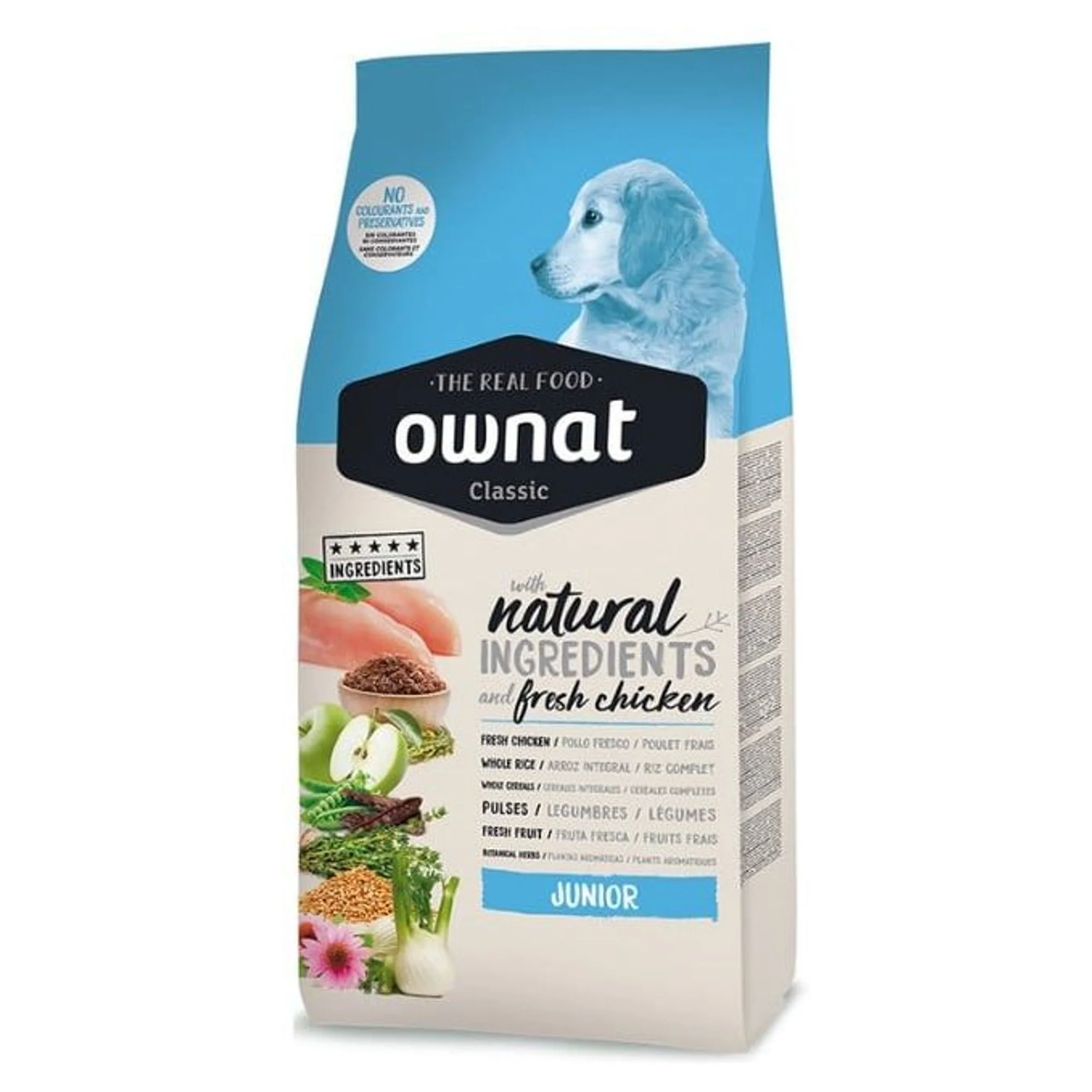 Ownat Classic Tavuklu Yavru Köpek Maması 12 KG