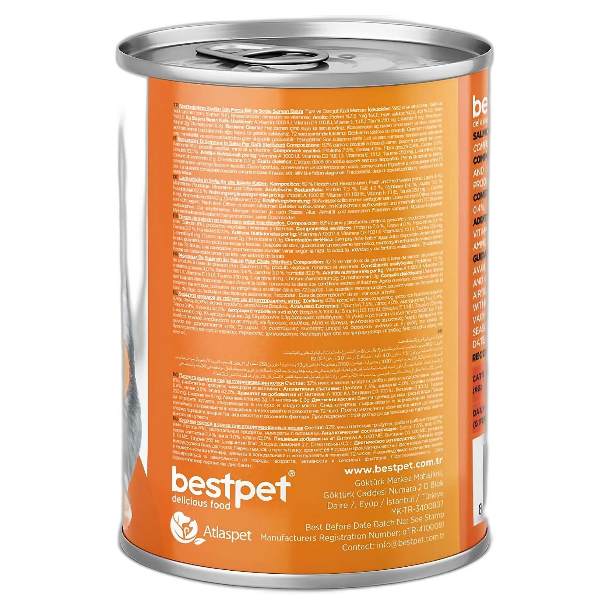 Bestpet Gravy Parça Somonlu Yetişkin Kedi Konservesi 400 G — Normal — Görsel 3