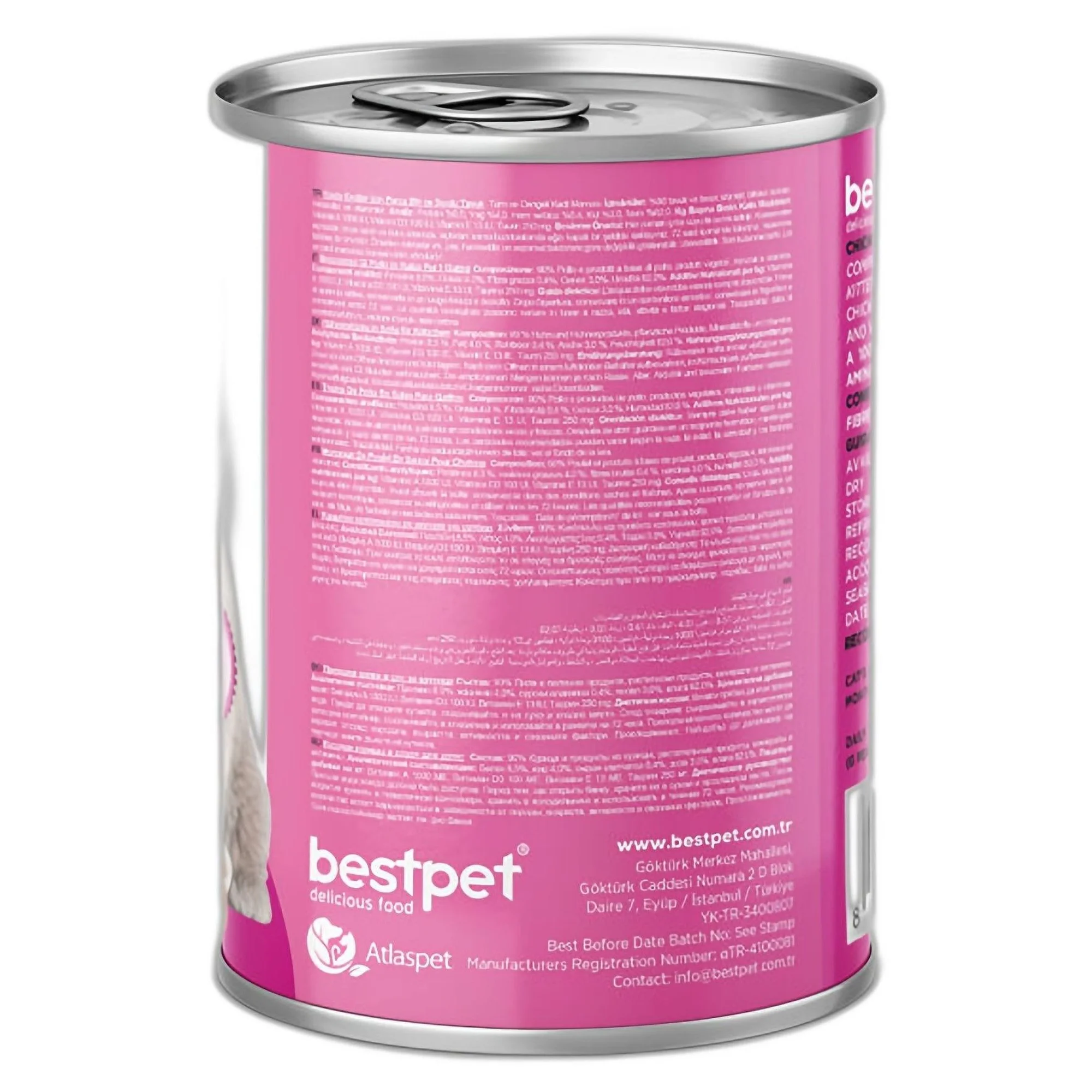 Bestpet Gravy Kitten Parça Tavuk Etli Yavru Kedi Konservesi 400 G — Normal — Görsel 3