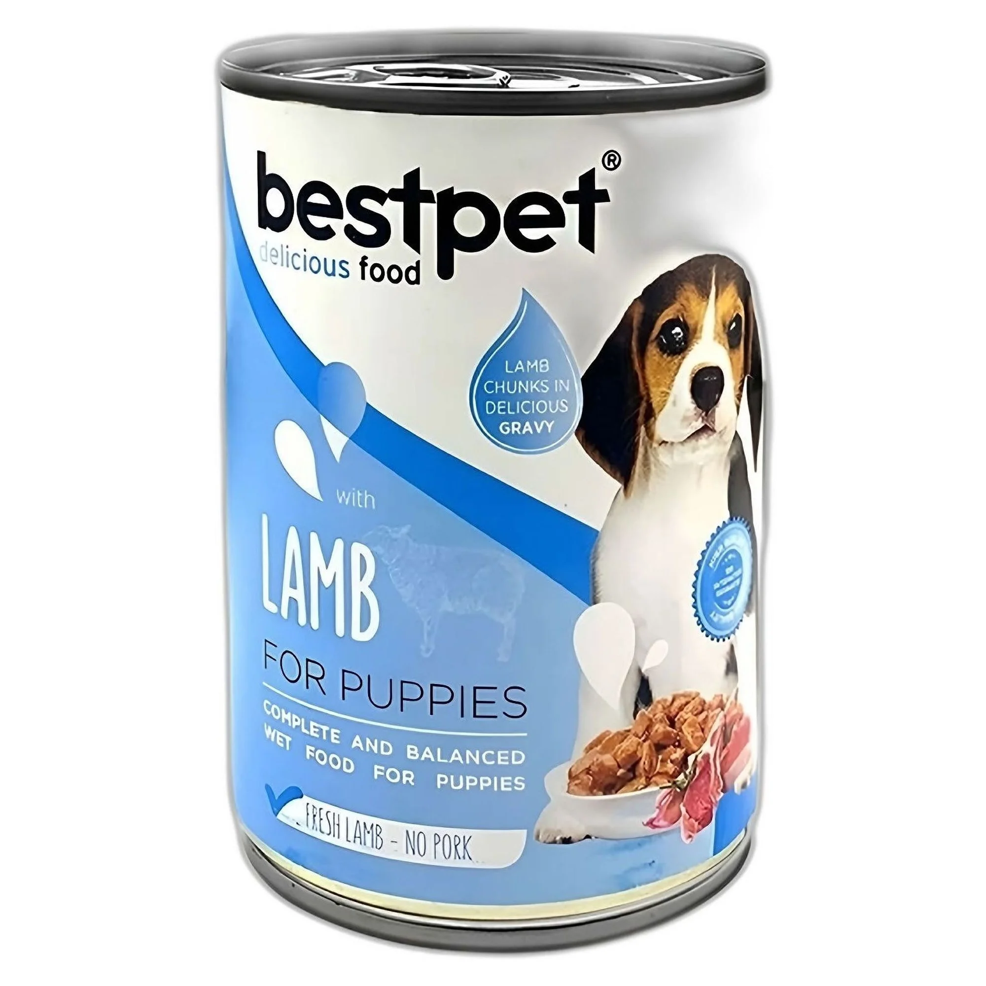 Bestpet Gravy Parça Kuzu Etli Yavru Köpek Konservesi 400 G