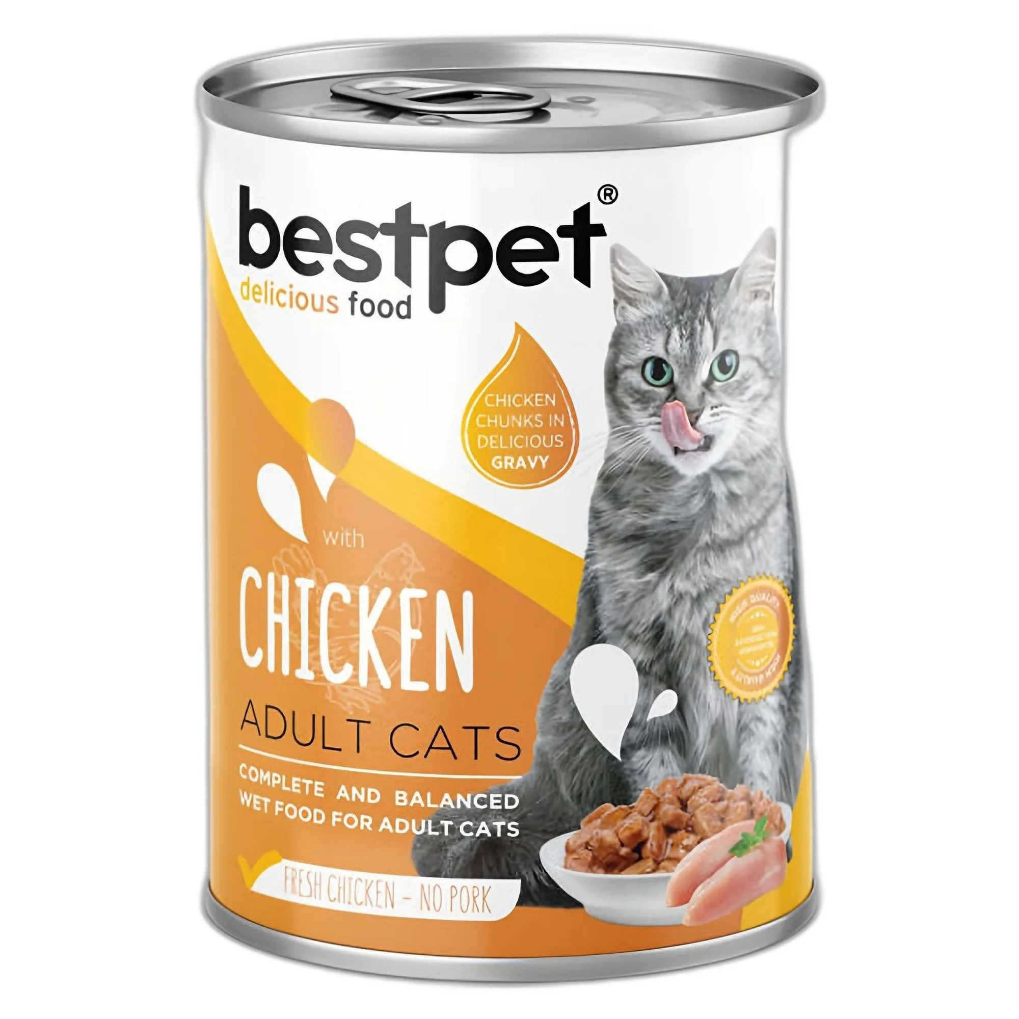 Bestpet Bestpet Gravy Parça Tavuk Etli Yetişkin Kedi Konservesi 400 G