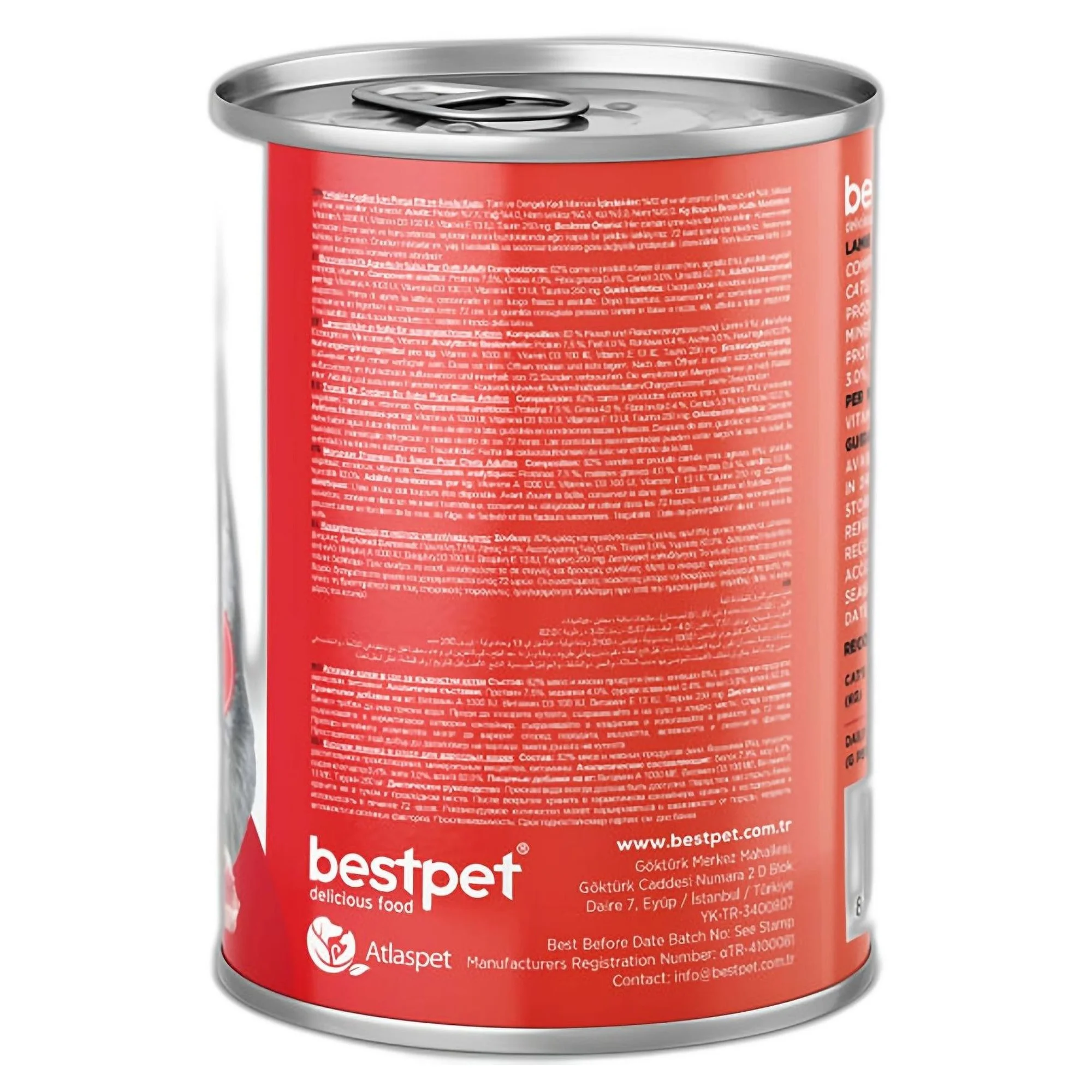 Bestpet Gravy Lamb Parça Kuzu Etli Yetişkin Kedi Konservesi 400 G — Normal — Görsel 2