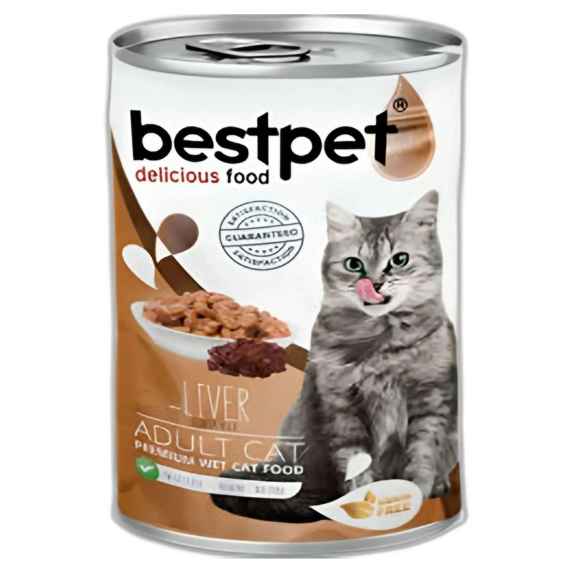 Bestpet Bestpet Ciğerli Parça Etli ve Soslu Yetişkin Kedi Konservesi 400 G