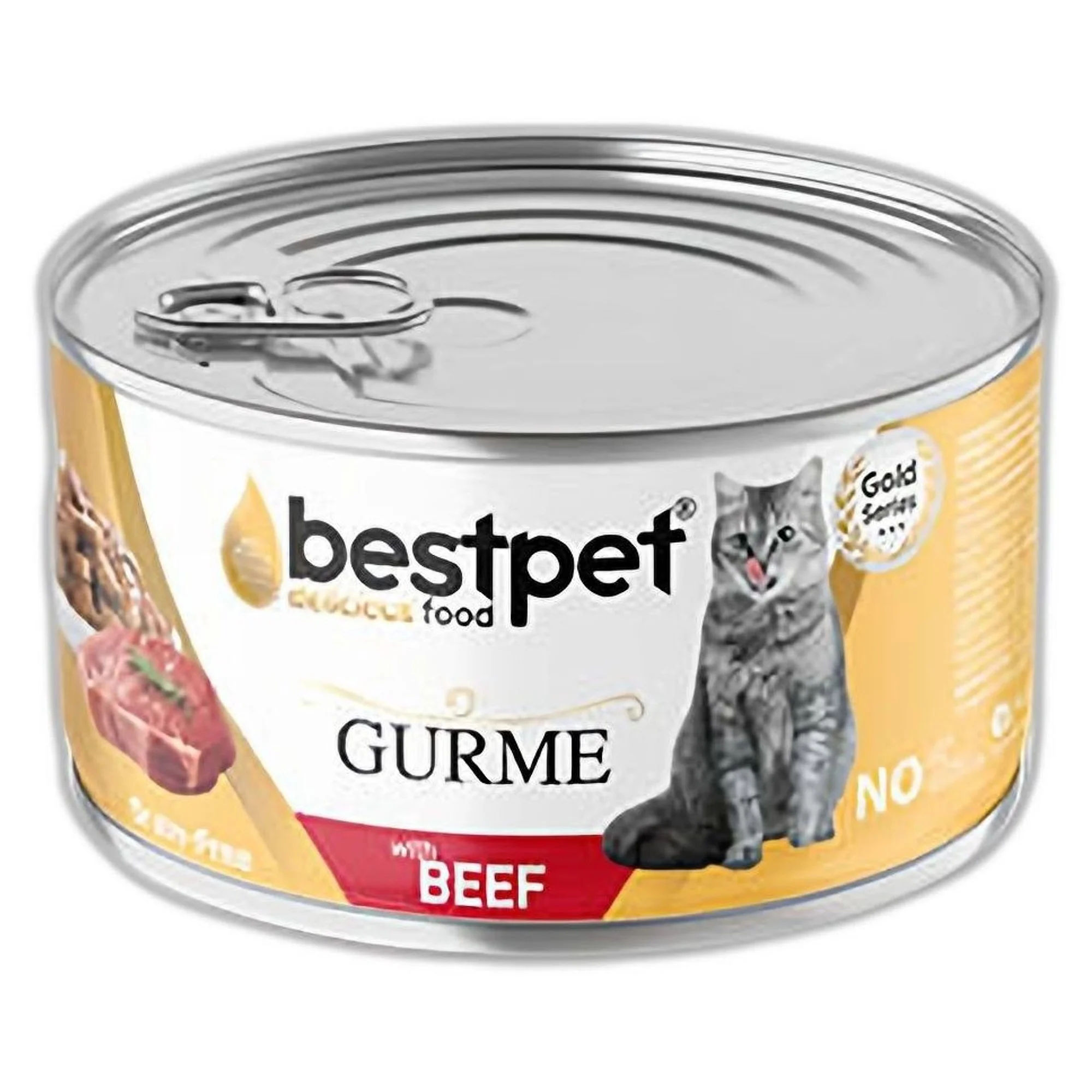 Bestpet Gurme Beef in Jelly Biftekli Yetişkin Kedi Konservesi 85G
