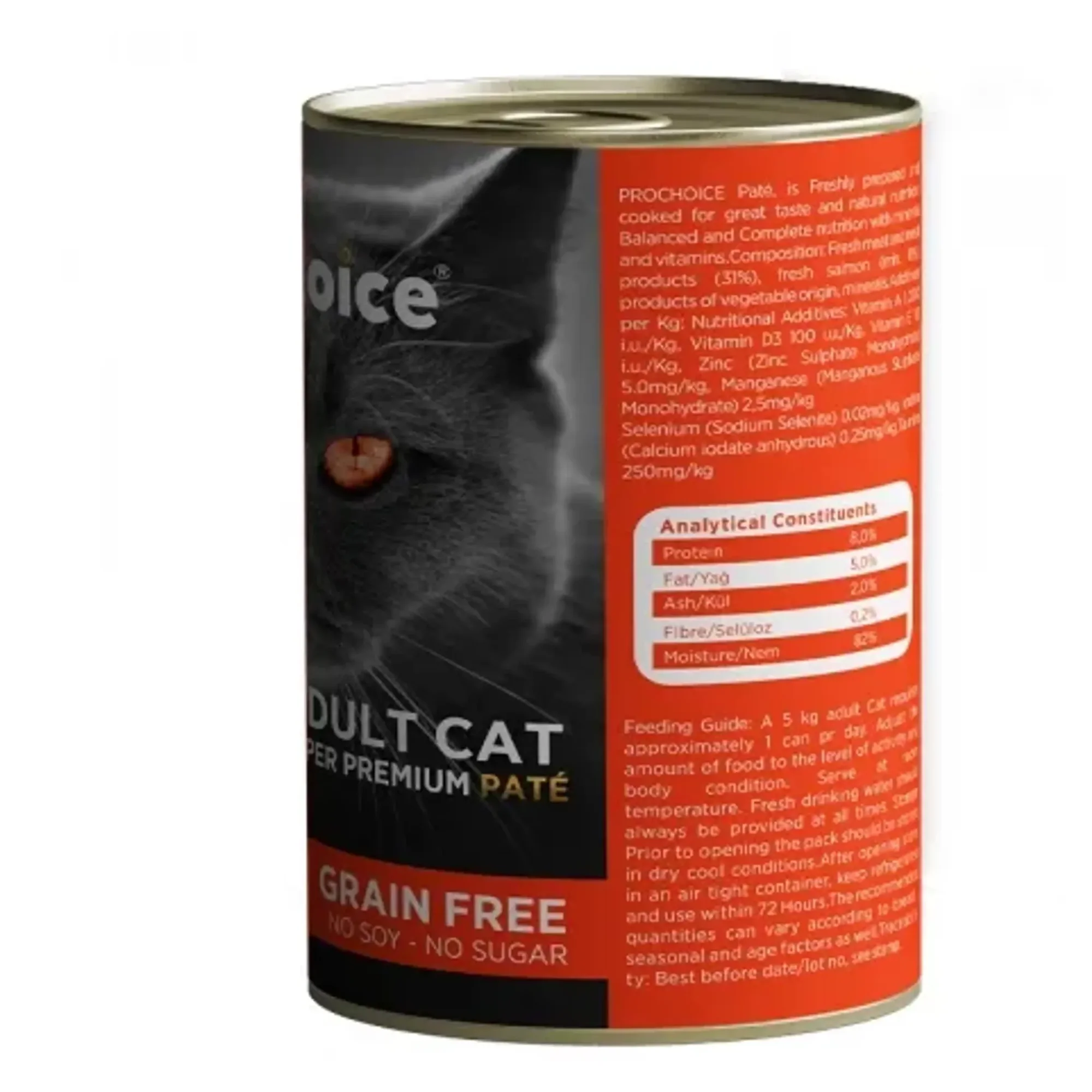 ProChoice ProChoice Tahılsız ve Şekersiz Somonlu Ezme Yetişkin Kedi Konservesi 400G — Normal, 420 g — Görsel 3