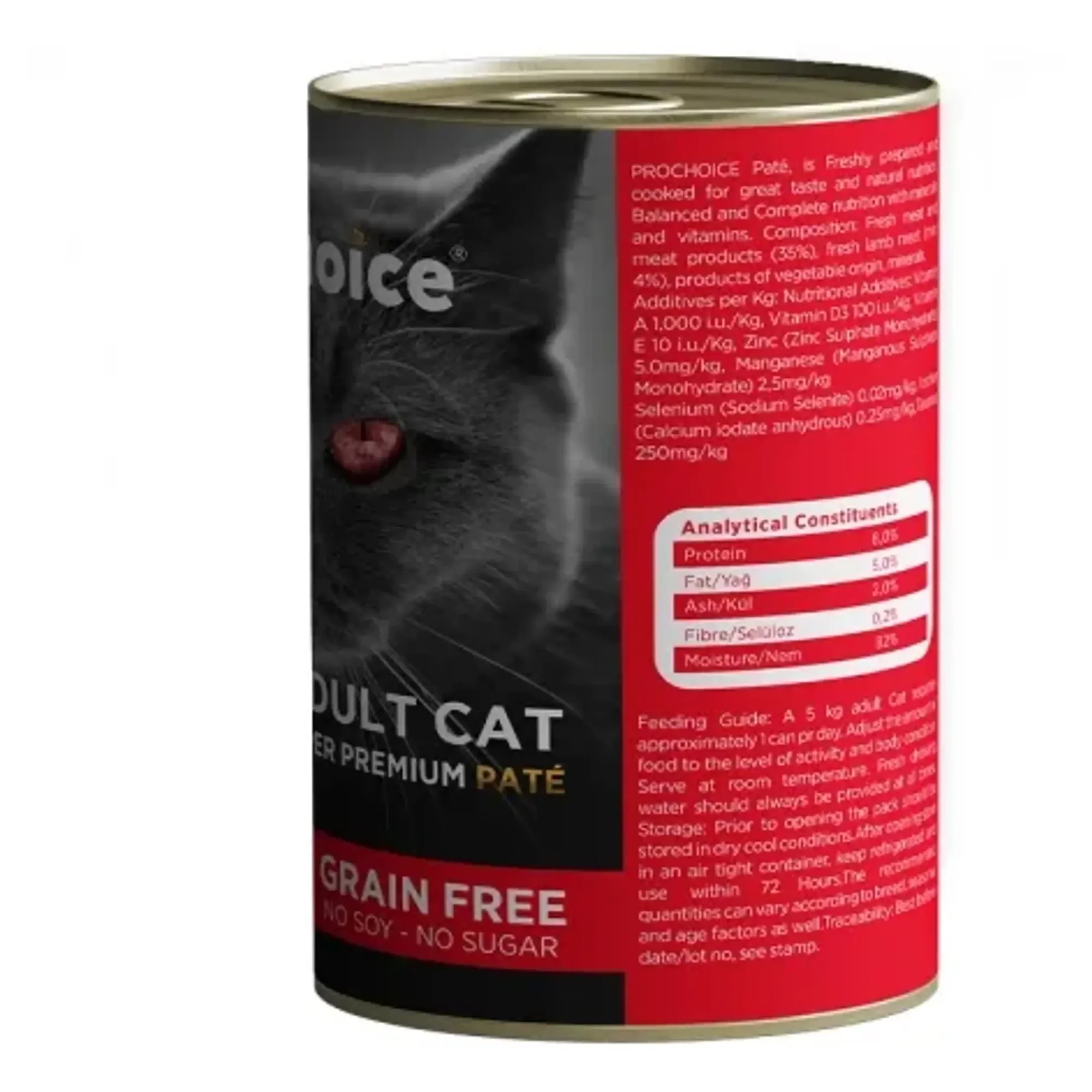 ProChoice ProChoice Tahılsız ve Şekersiz Kuzu Etli Ezme Yetişkin Kedi Konservesi 400G — Normal, 420 g — Görsel 2