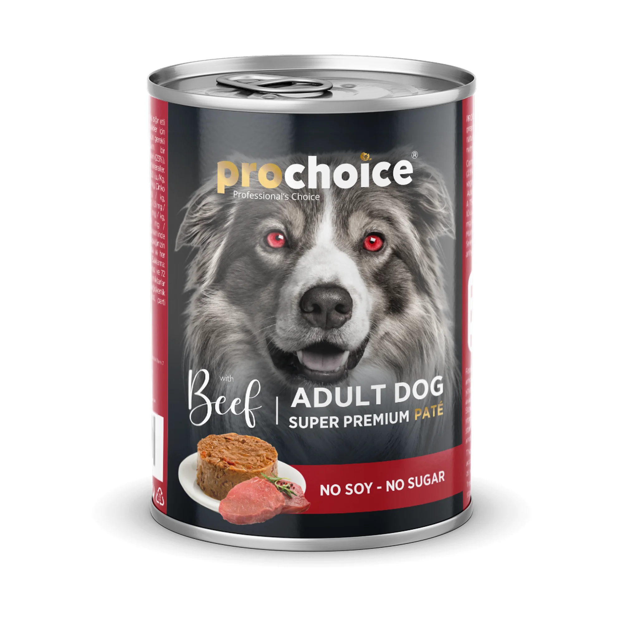 ProChoice ProChoice Adult Dog Beef & Rice Pate 400G