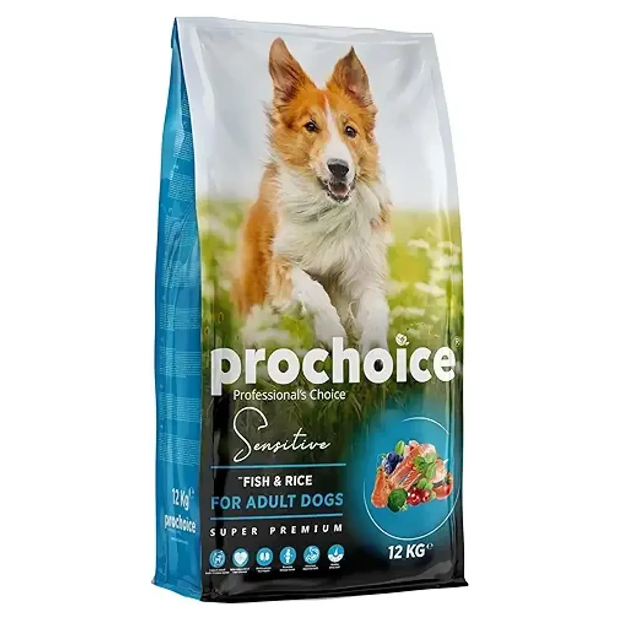 ProChoice ProChoice Sensitive Skin Hassas Derili Köpekler için Pirinçli ve Balıklı Yetişkin Köpek Maması 12 KG