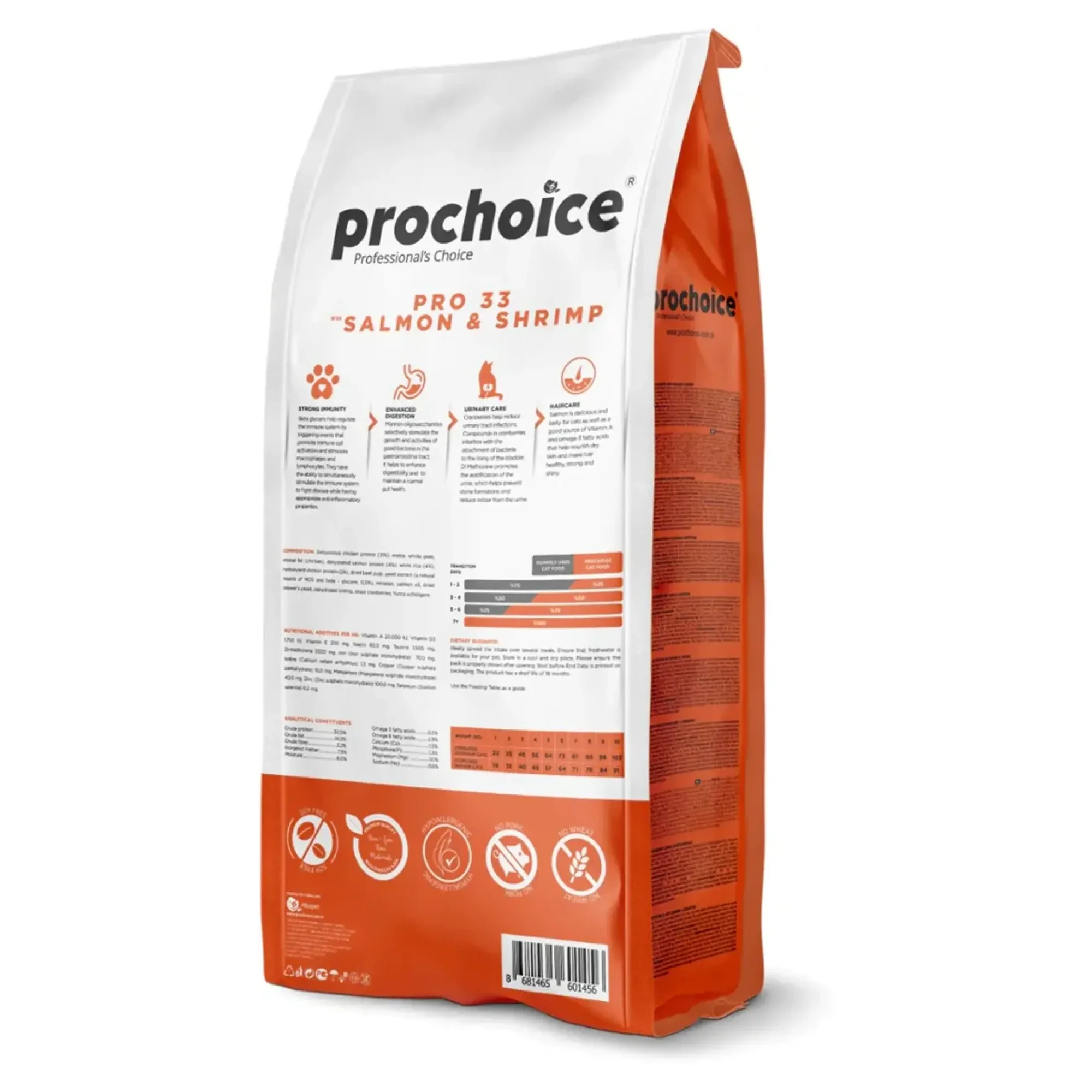 ProChoice ProChoice Pro33 Hipoalerjenik Düşük Tahıllı Somonlu ve Karidesli Kısırlaştırılmış Yetişkin Kedi Maması 15 KG — 15 kg — Görsel 2