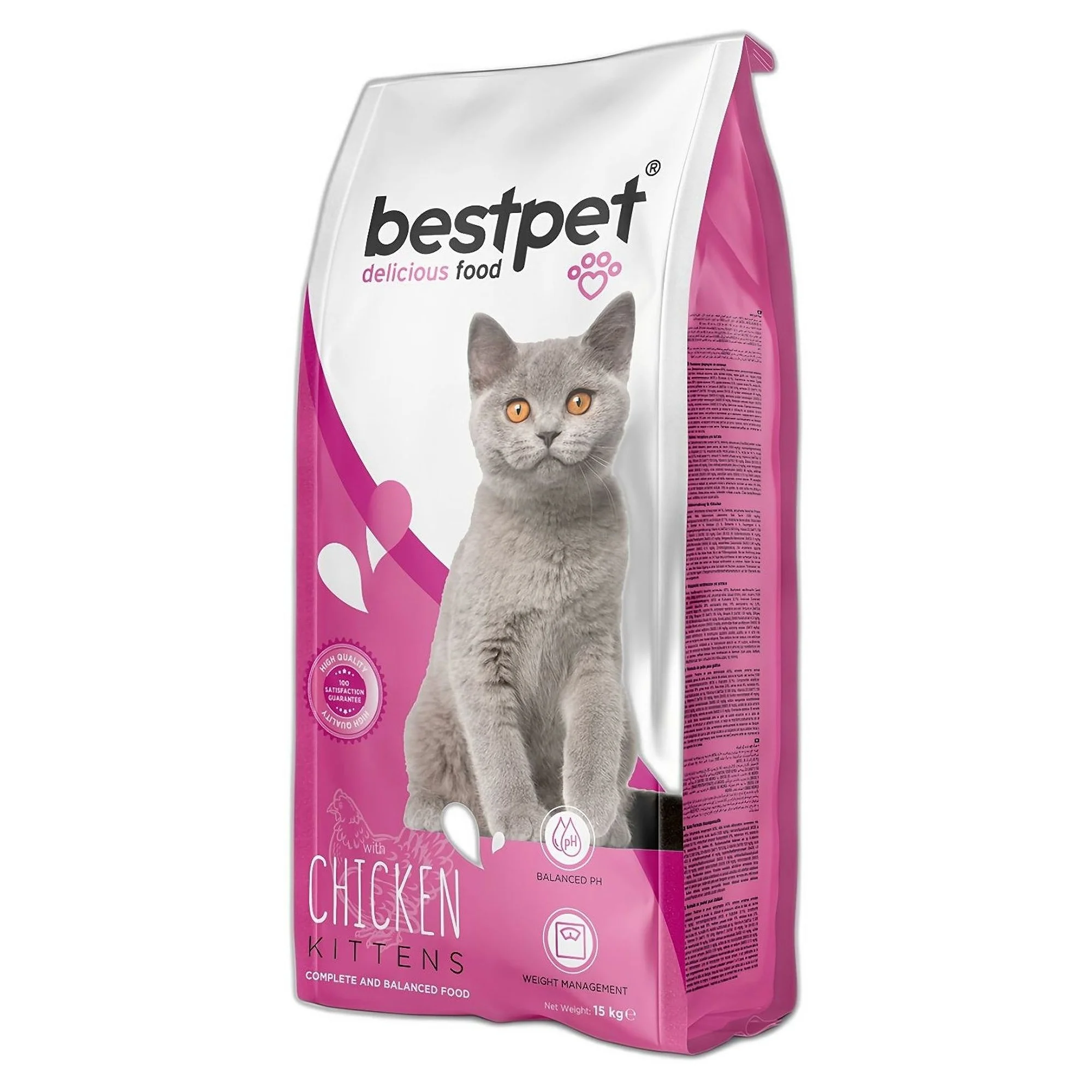 Bestpet Tavuklu ve Pirinçli Yavru Kedi Maması 15 KG