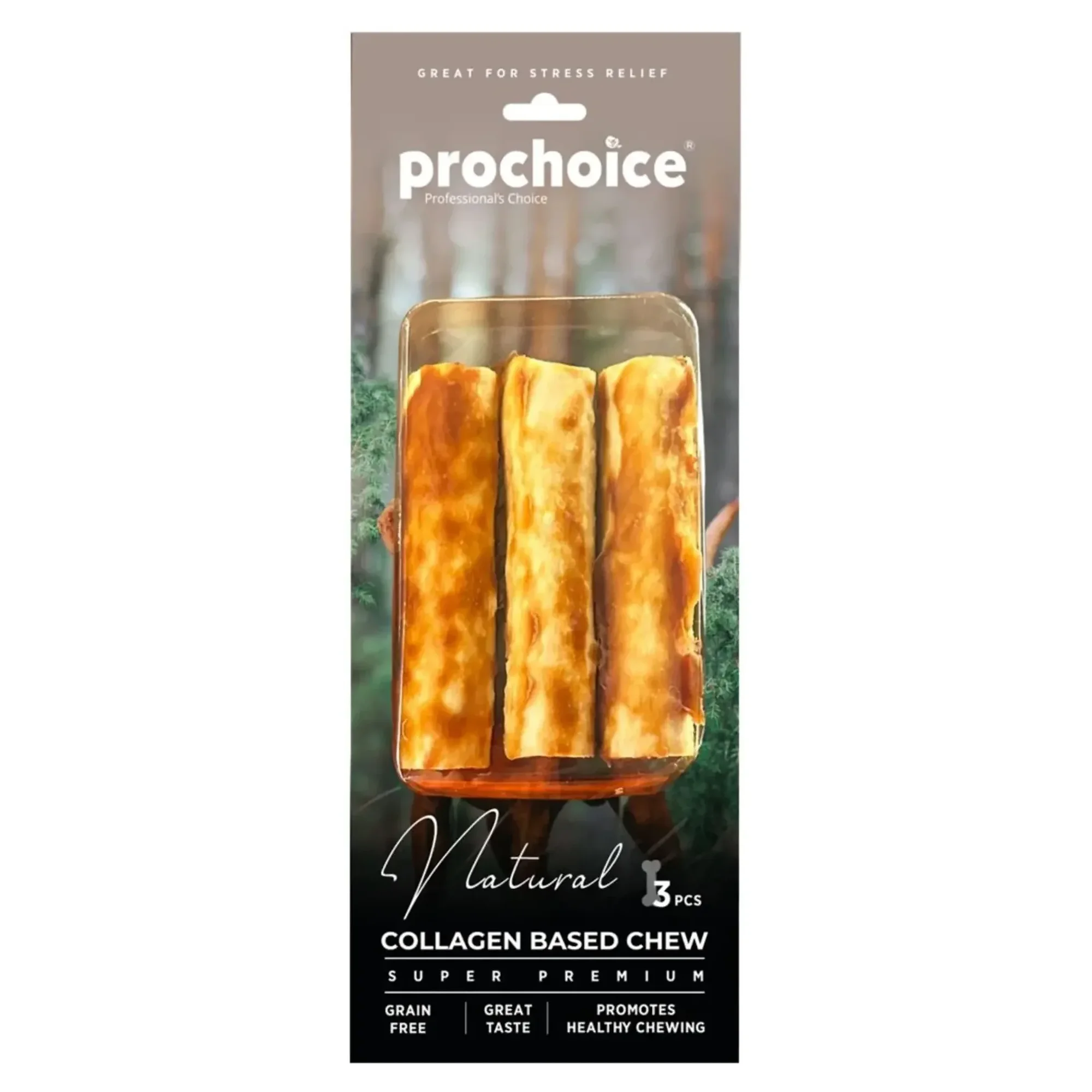 ProChoice ProChoice Natural Collagen Köpek Ödül Çiğneme Kemiği 3 Adet