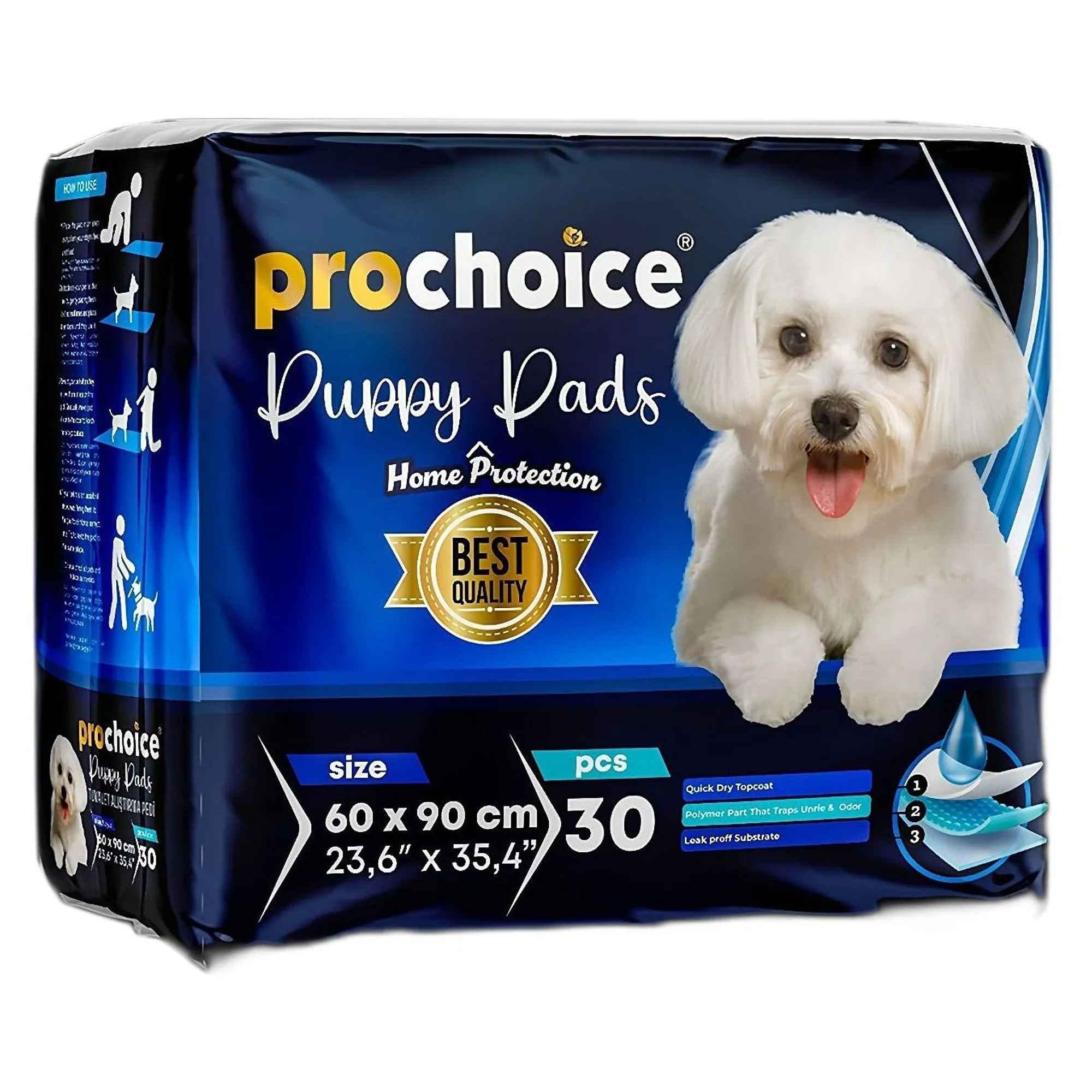 ProChoice ProChoice Yavru Köpek Çiş Eğitim Pedi 30'lu 60x90CM