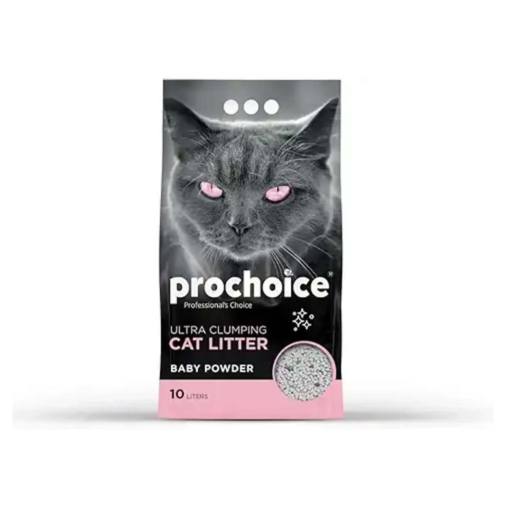 ProChoice ProChoice Ekstra Topaklanan Bebek Pudrası Kokulu Bentonit Kedi Kumu 10L
