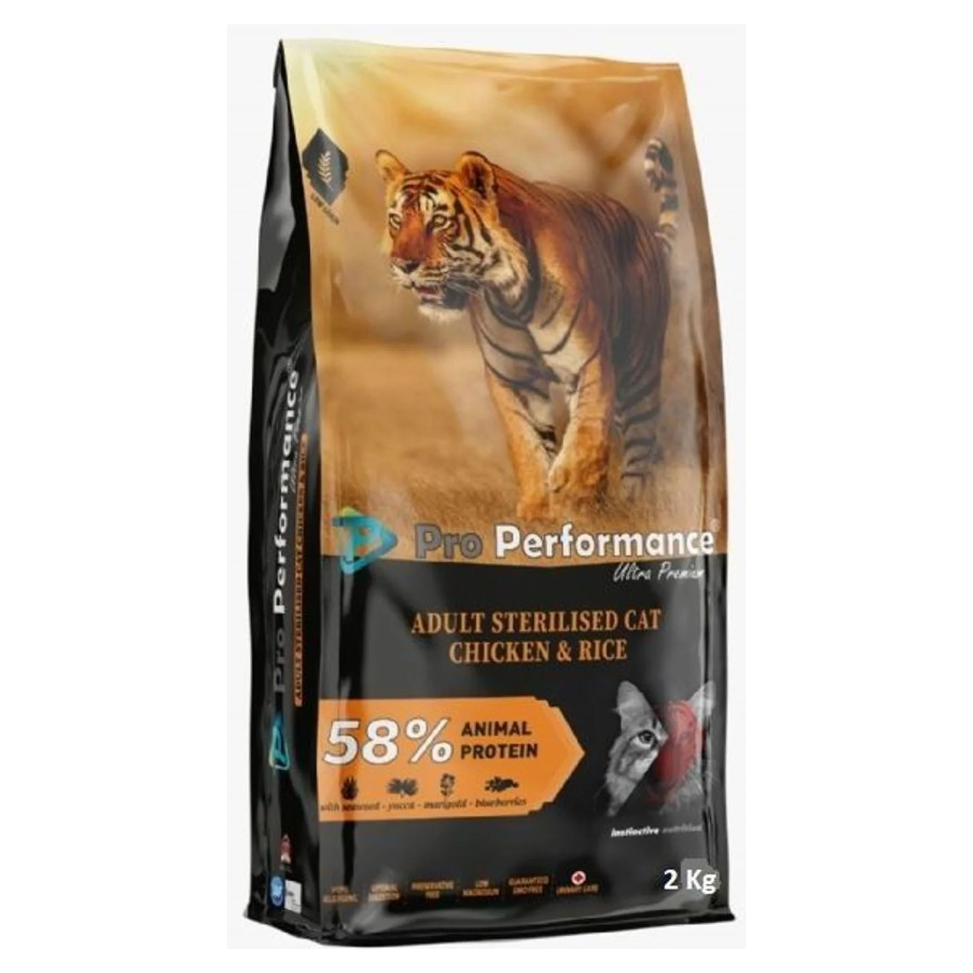 Pro Performance Tavuklu Ve Pirinçli Kısırlaştırılmış Yetişkin Kedi Maması 2 KG