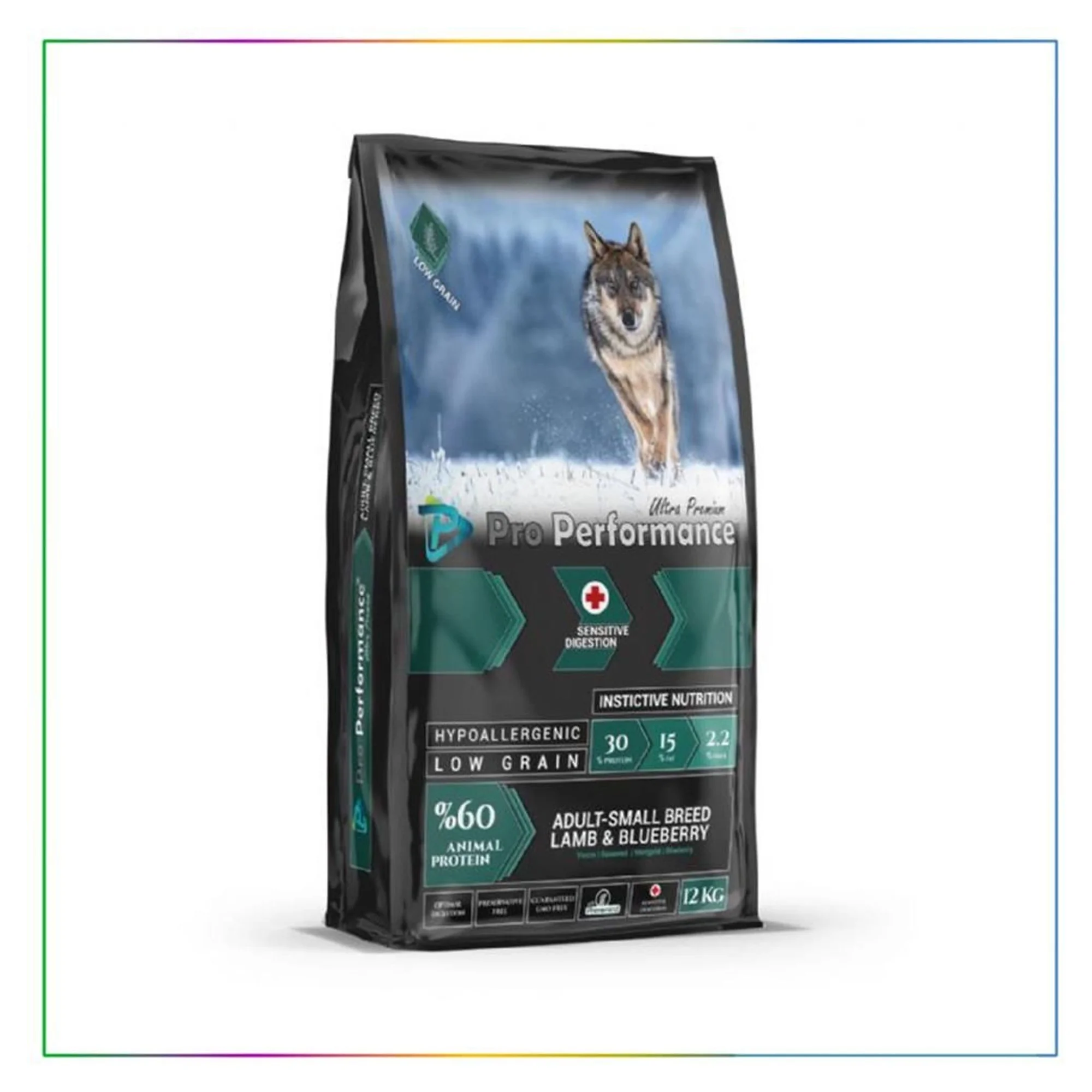 Pro Performance Kuzulu Ve Yaban Mersinli Küçük Irk Yetişkin Köpek Maması 12 KG