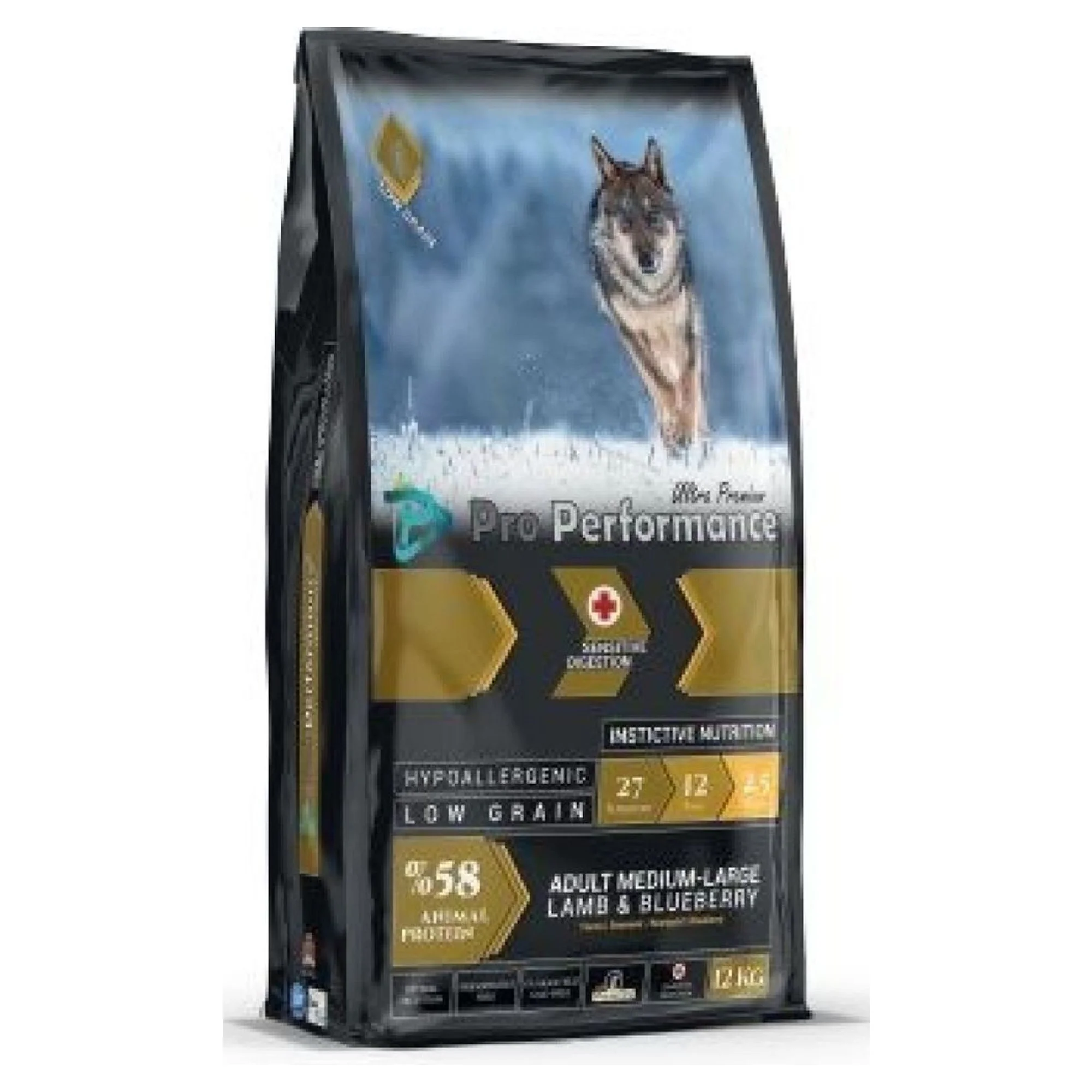 Pro Performance Pro Performance Adult Dog Medium & Large Lamb & Blueberry 12 KG