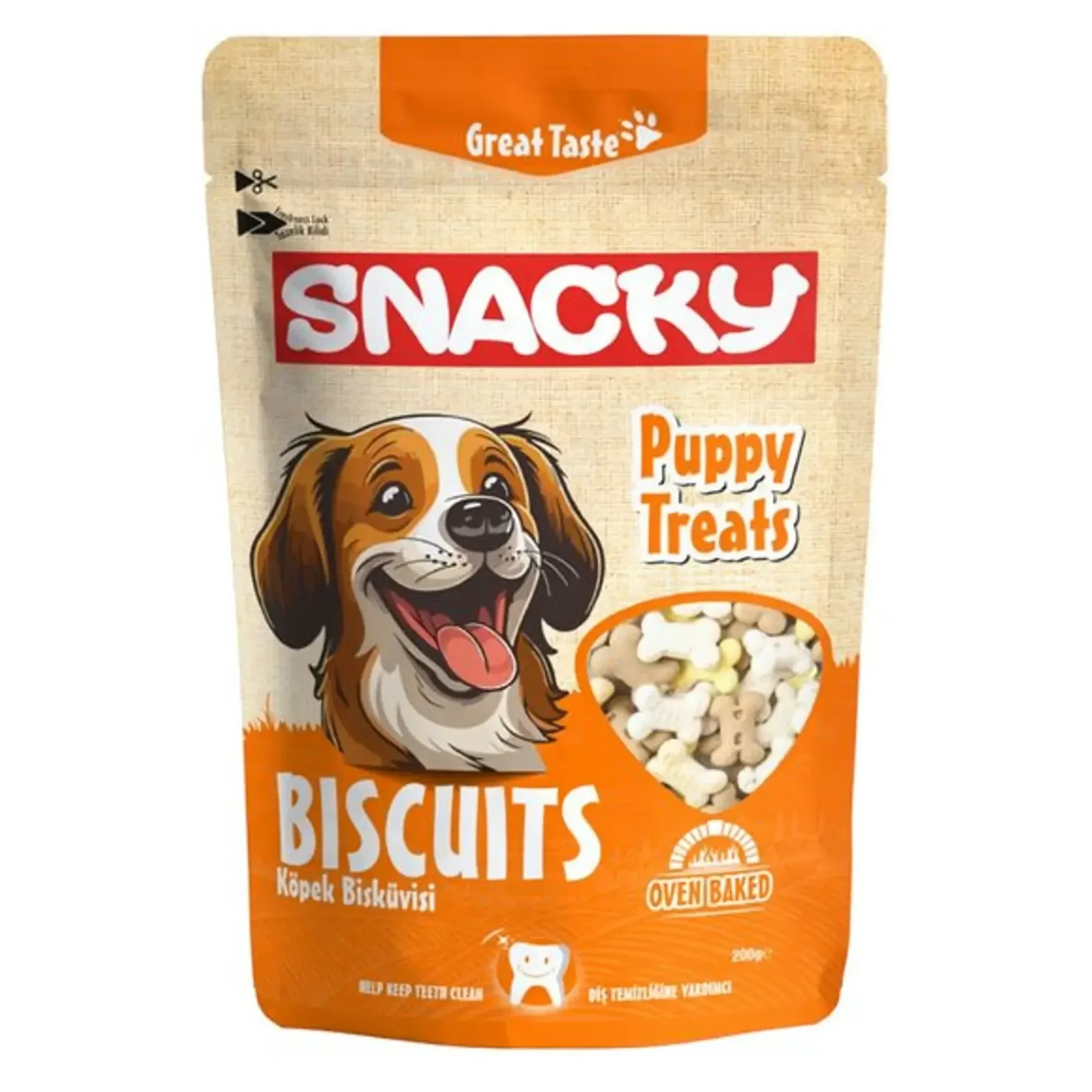 Snacky Tavuklu Köpek Bisküvisi 200 G