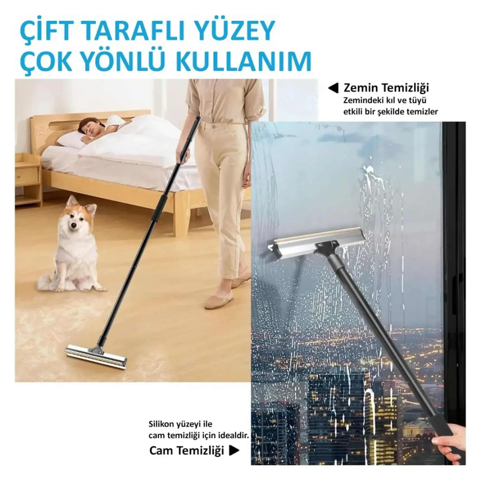 Flip Fonksiyonel Tüy Temizleme Fırçası — Temizlik Ürünleri, 200 g — Görsel 4