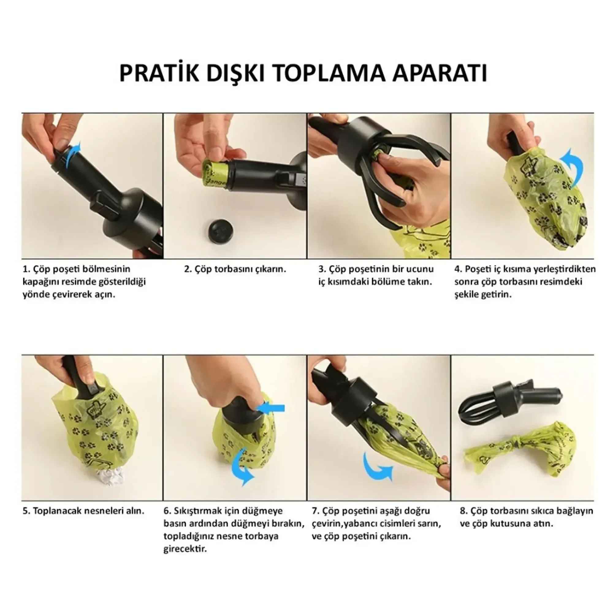 Flip Köpek Dışkı Toplama Aparatı — Temizlik Ürünleri, 110 g — Görsel 5