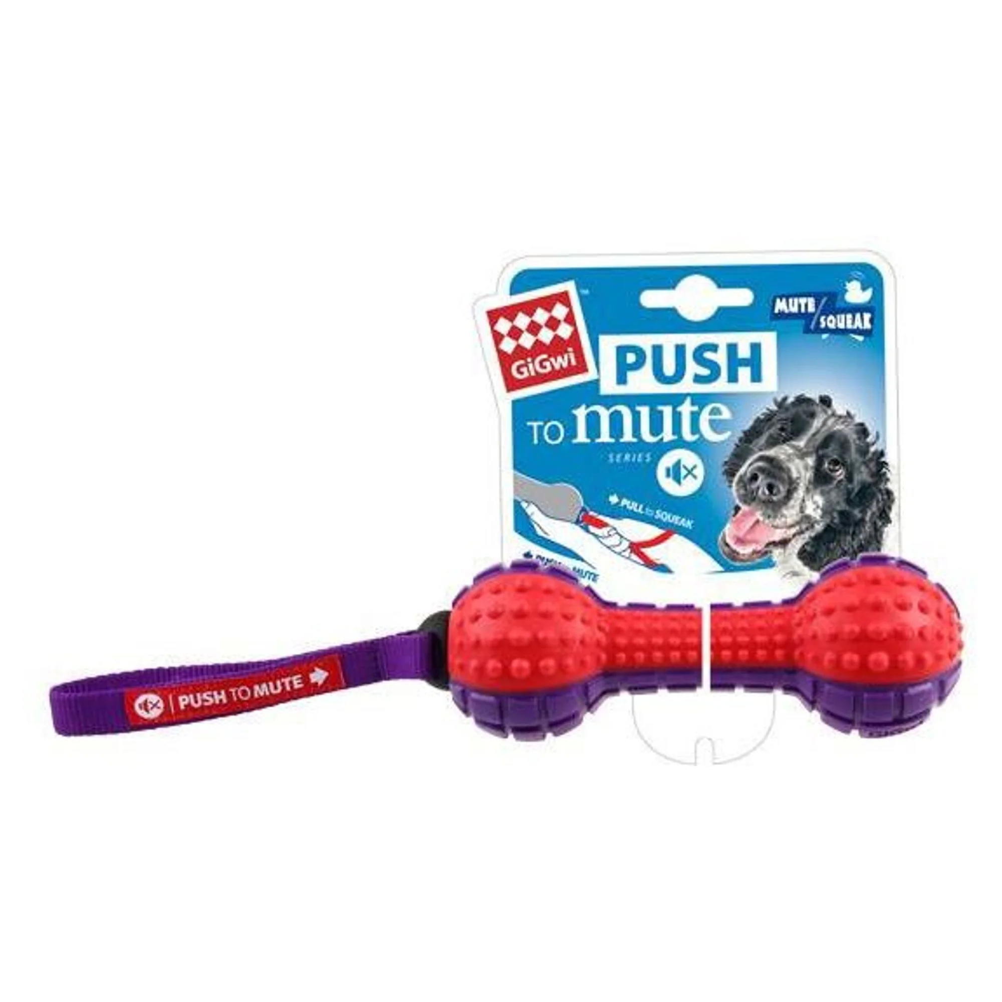 Gigwi Gigwi Push To Mute Dambıl Ses Kontrollü Köpek Oyuncağı 18 CM