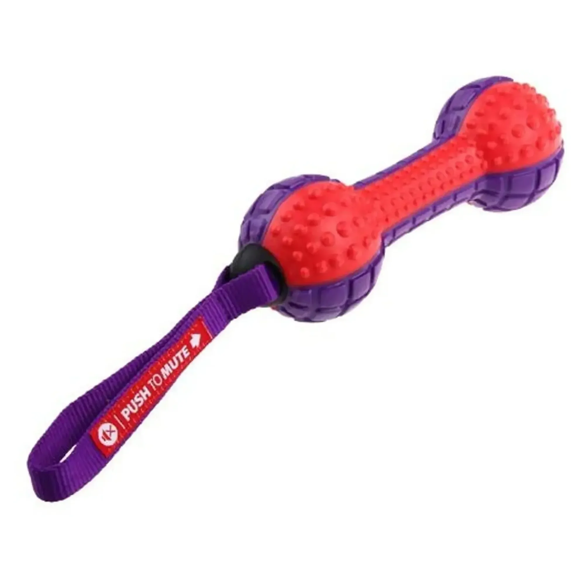 Gigwi Push To Mute Dambıl Ses Kontrollü Köpek Oyuncağı 18 CM — Plastik ve Kauçuk Oyuncaklar — Görsel 4