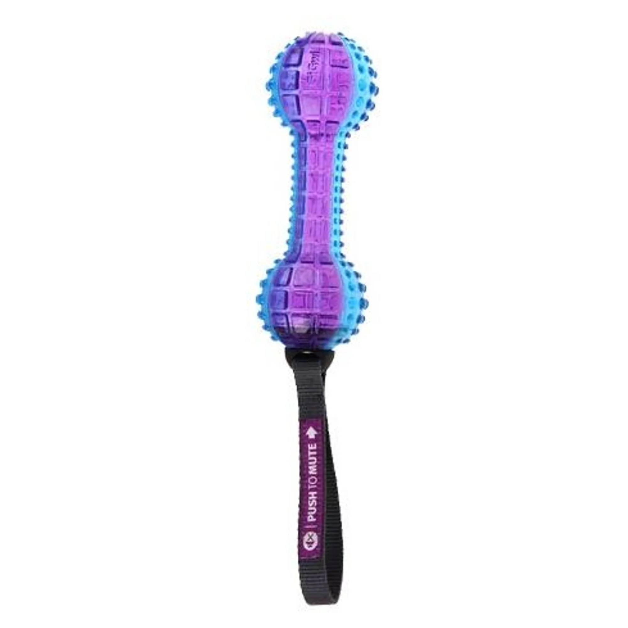 Gigwi Gigwi Push To Mute Ses Kontrollü Dambıl Plastik ve Kauçuk Köpek Oyuncağı 18 CM — Plastik ve Kauçuk Oyuncaklar — Görsel 2