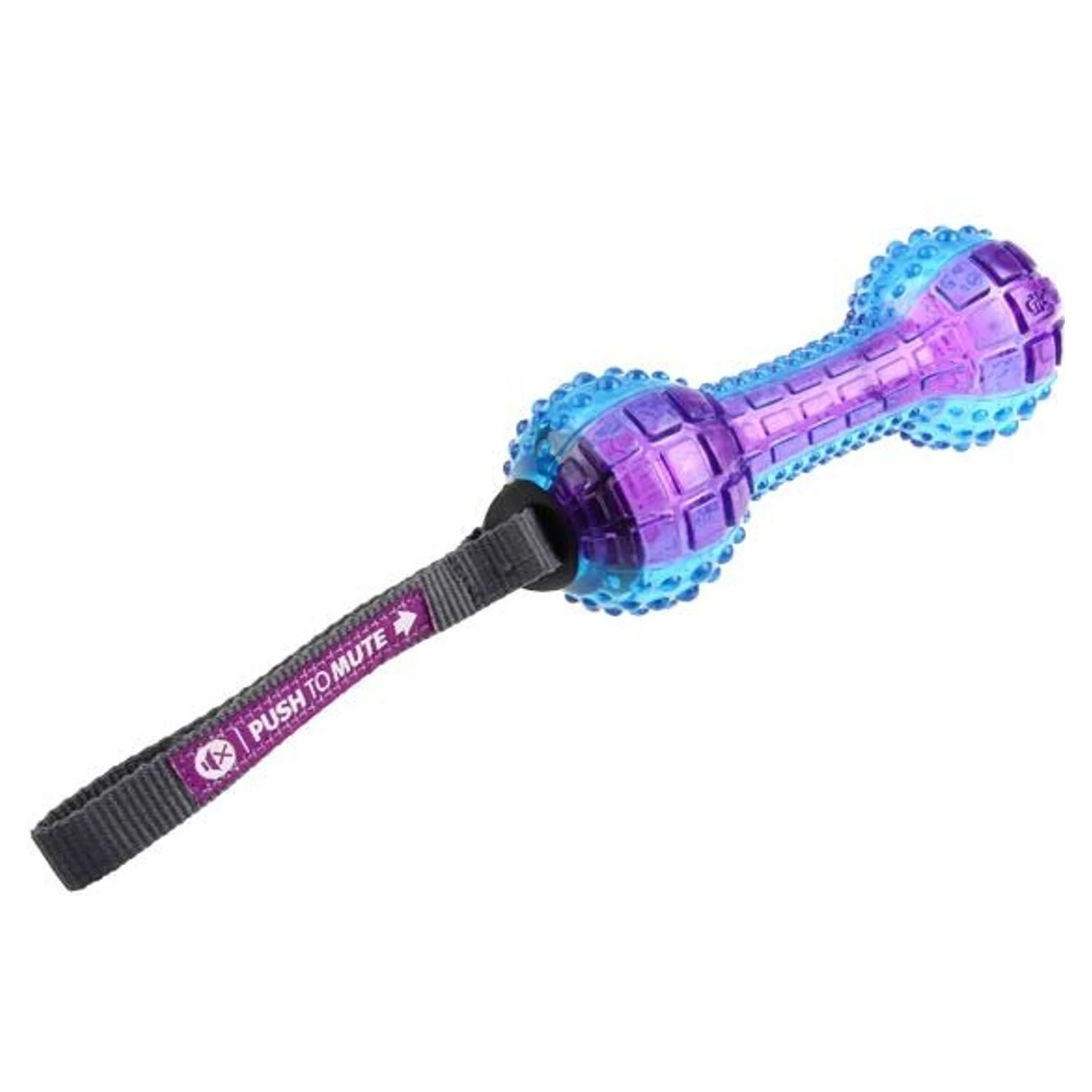 Gigwi Gigwi Push To Mute Ses Kontrollü Dambıl Plastik ve Kauçuk Köpek Oyuncağı 18 CM — Plastik ve Kauçuk Oyuncaklar — Görsel 5
