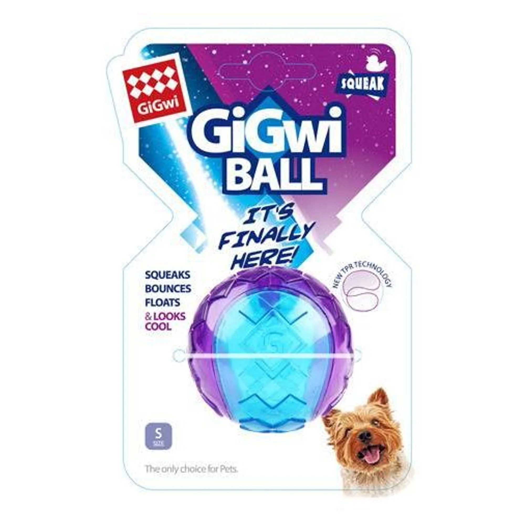 Gigwi Gigwi Ball Mavi-Mor Sert Top 5 CM