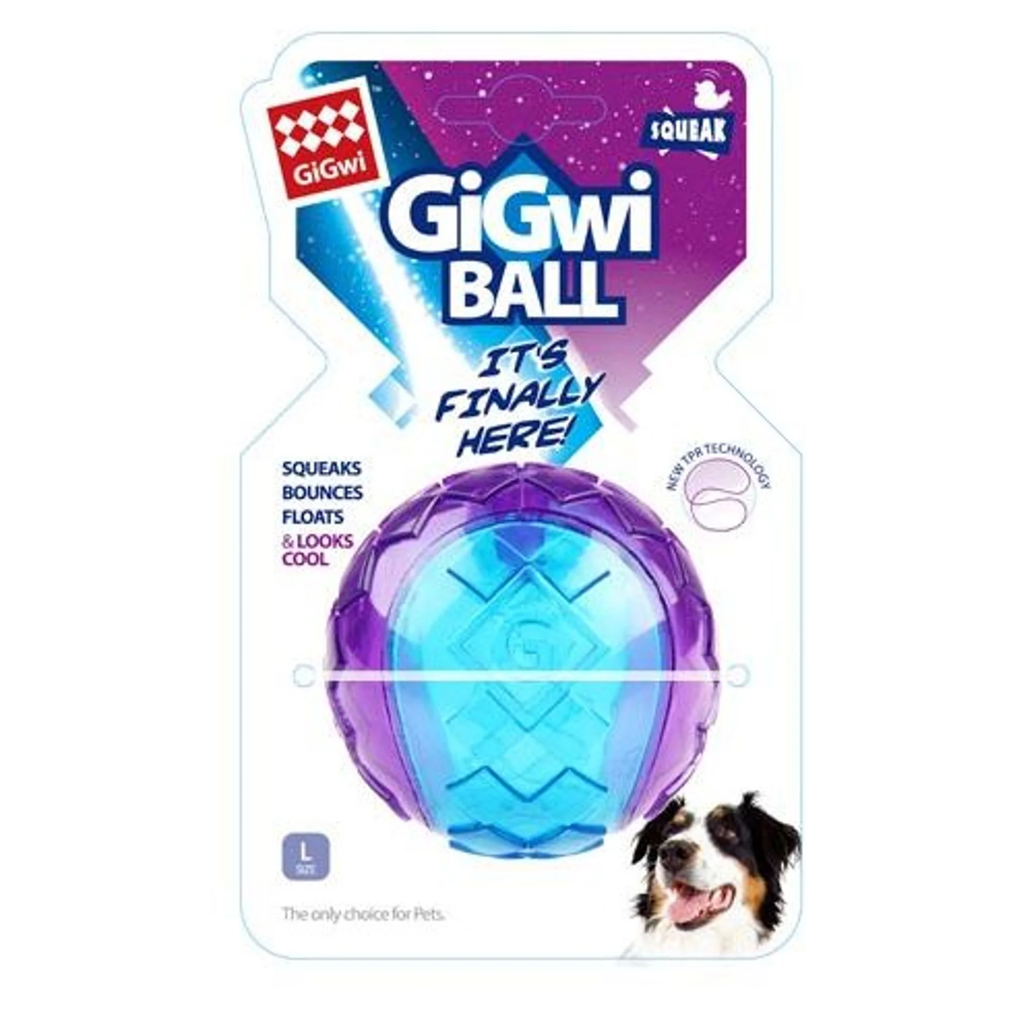Gigwi Gigwi Ball Sert Şeffaf Köpek Oyuncağı 7 CM