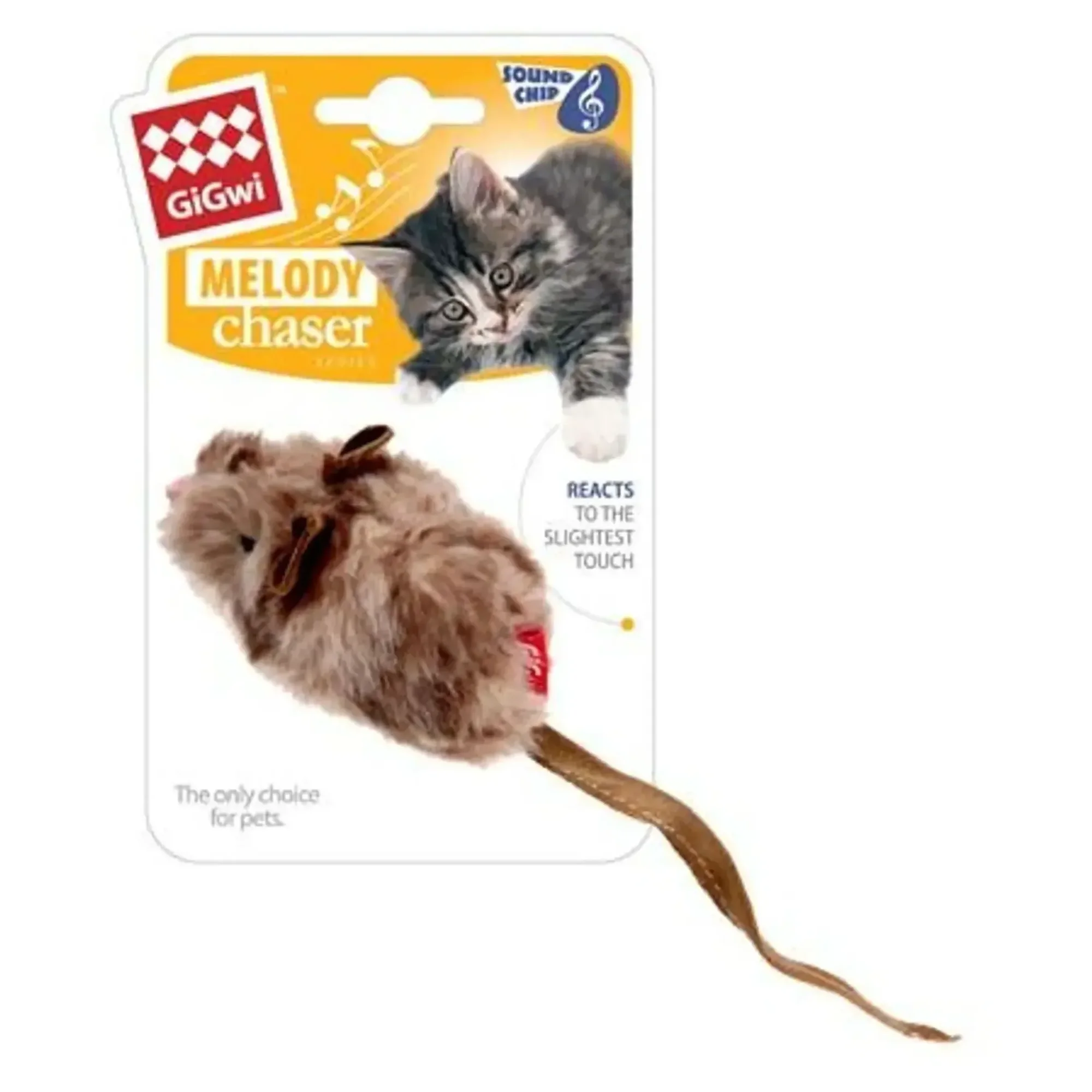 Gigwi Melody Chaser Ses Kontrollü Kedi Fare Oyuncağı