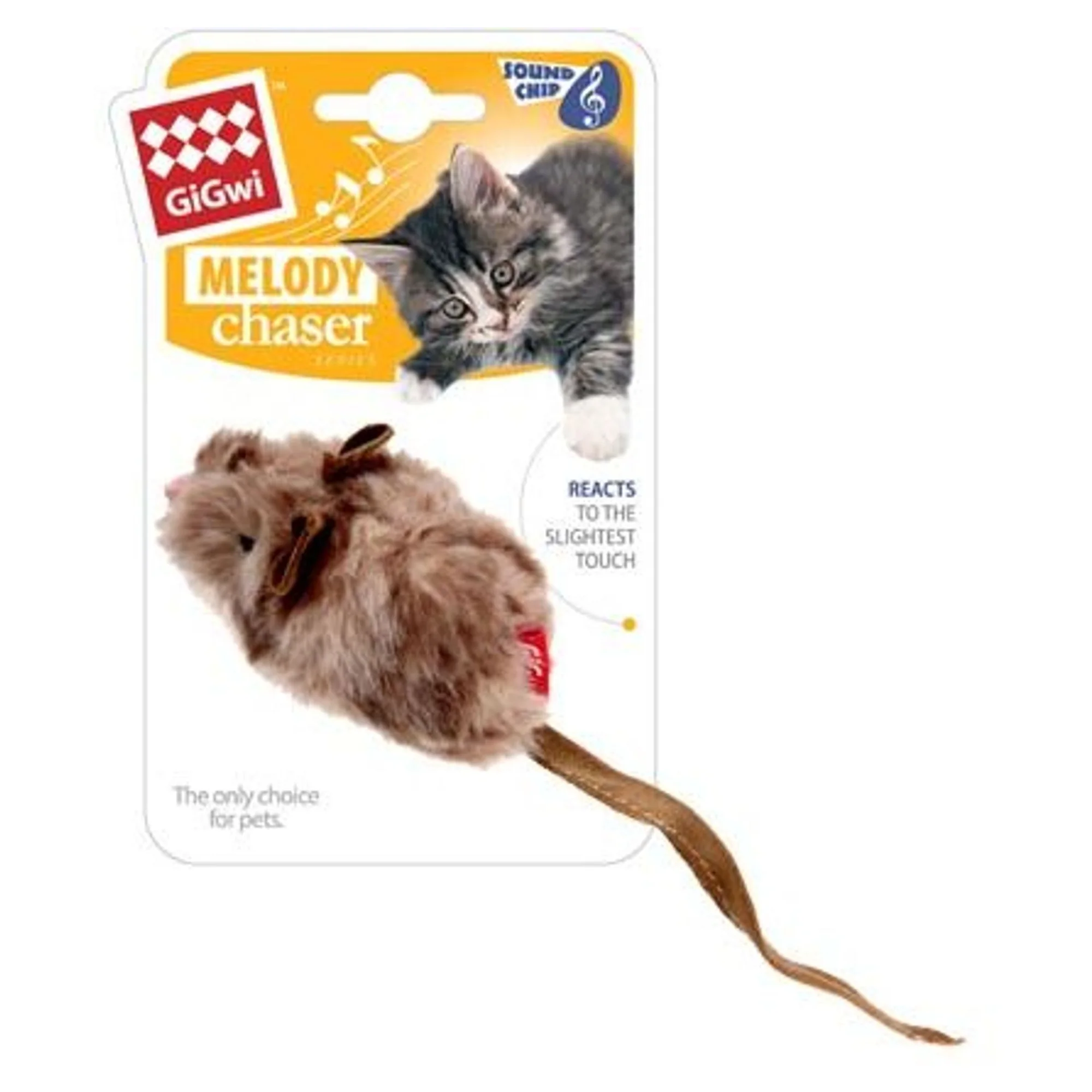 Gigwi Gigwi Melody Chaser Ses Kontrollü Kedi Fare Oyuncağı