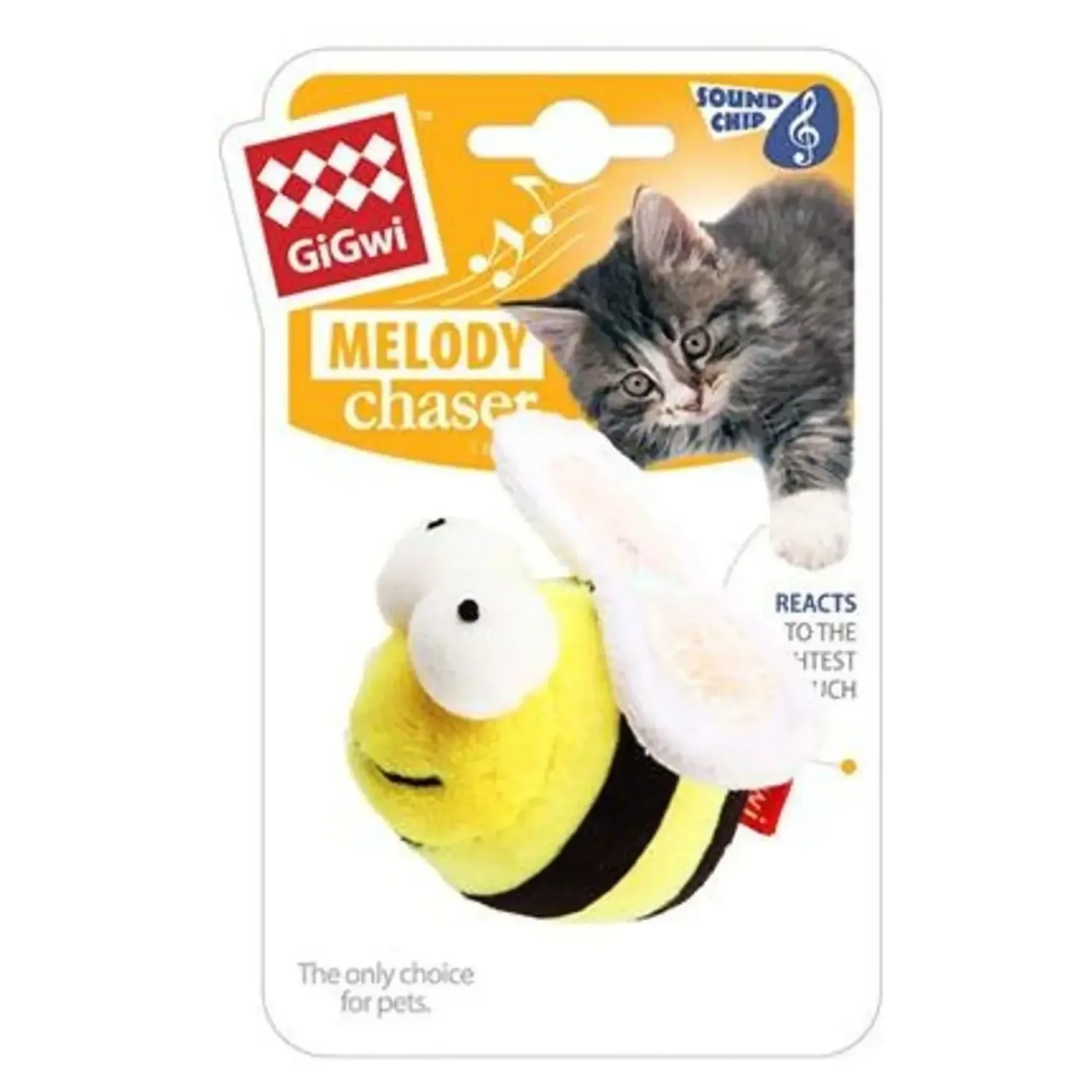 Gigwi Melody Chaser Arı Ses Kontrollü Kedi Peluş Oyuncak