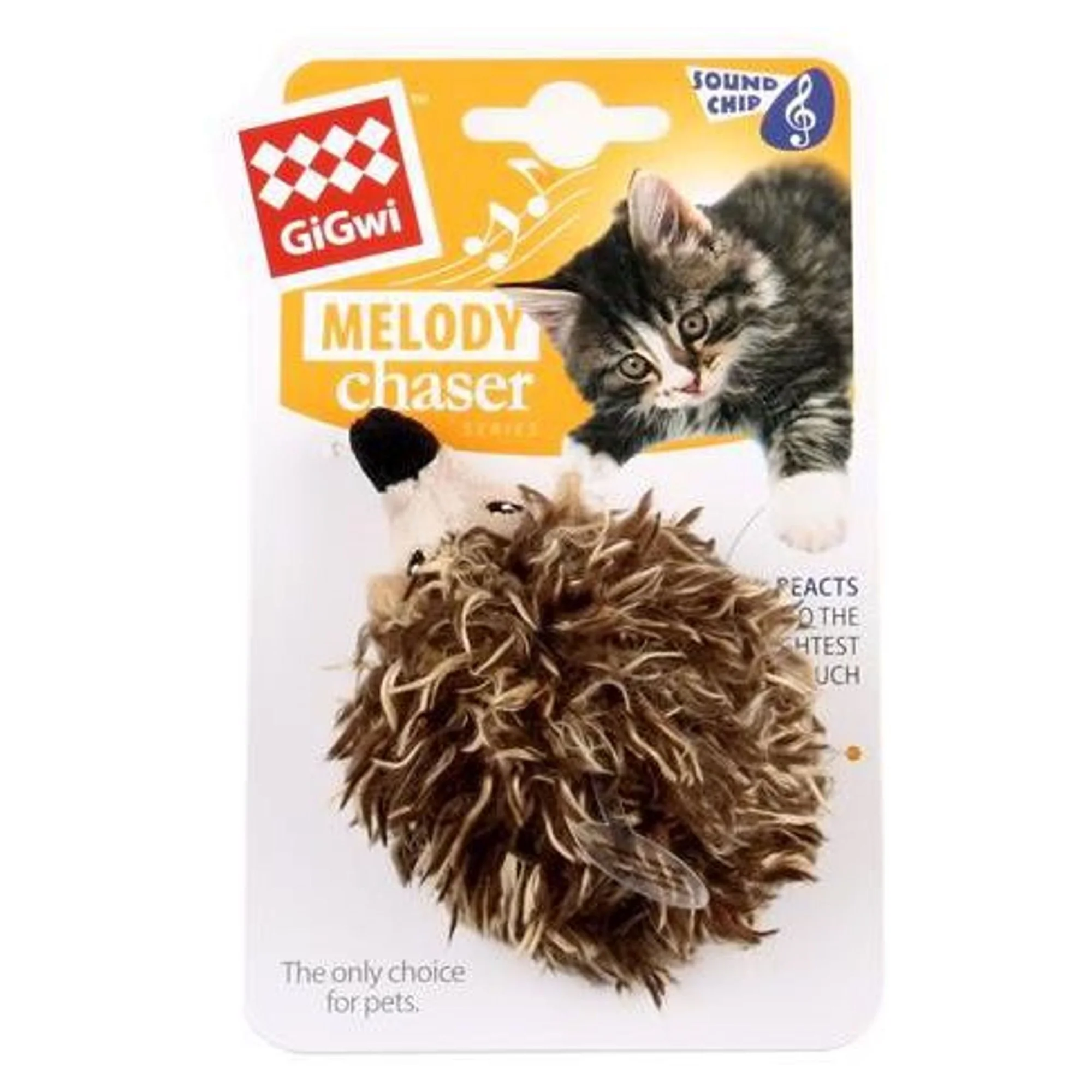 Gigwi Gigwi Melody Chaser Kirpi Ses Kontrollü Kedi Peluş Oyuncak