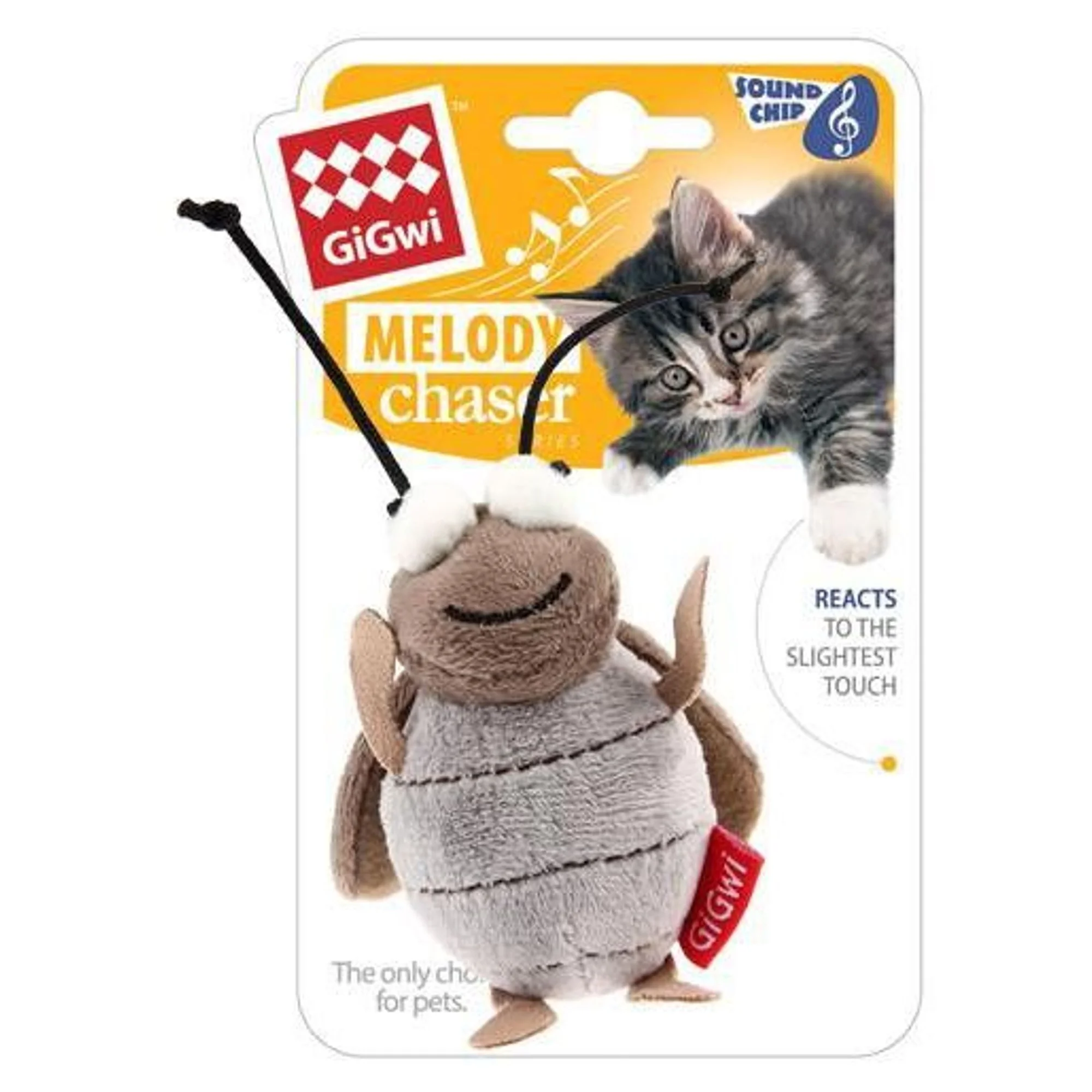 Gigwi Gigwi Melody Chaser Ağustos Böceği Ses Kontrollü Kedi Oyuncağı
