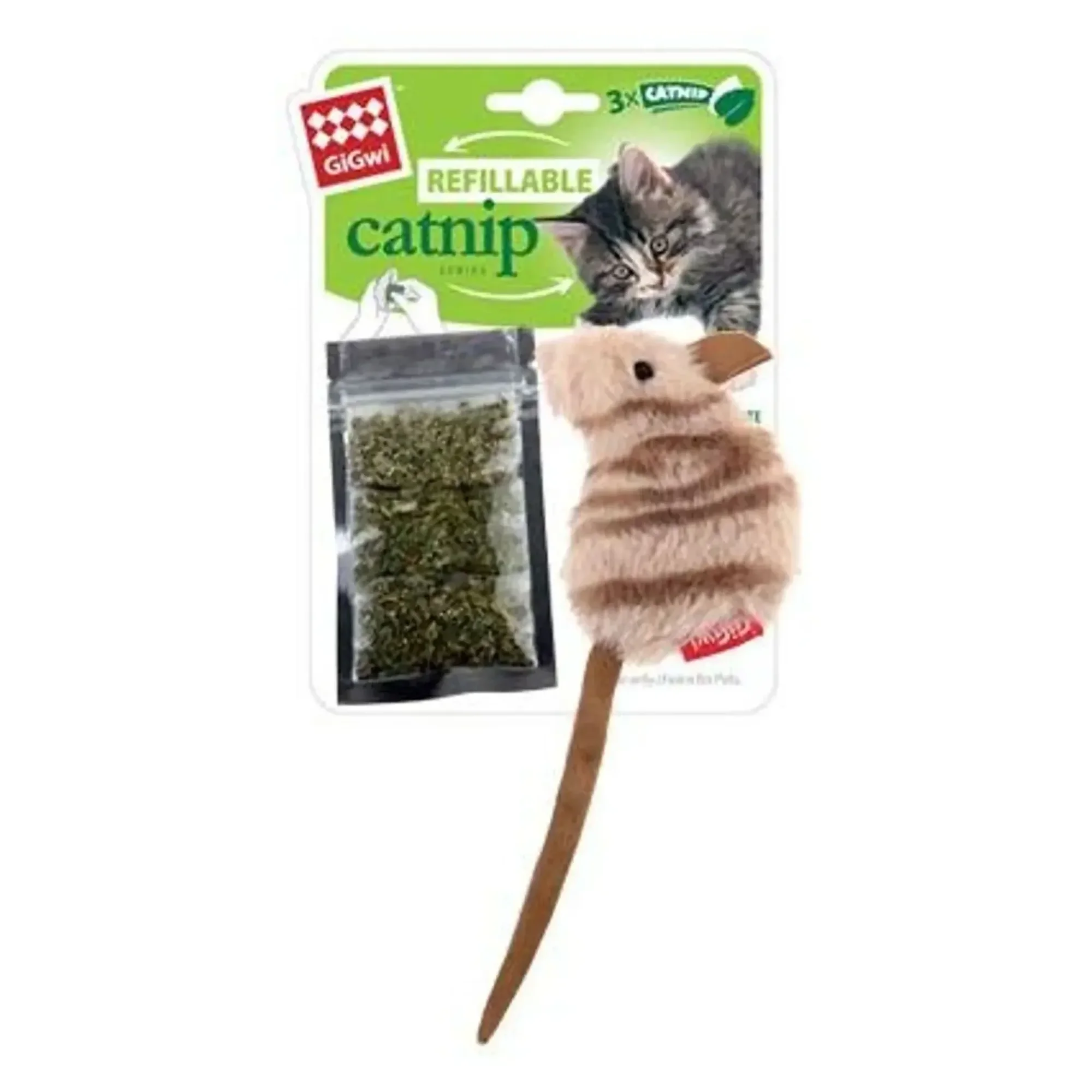 Gigwi Catnip Fare Ses Kontrollü Kedi Oyuncağı