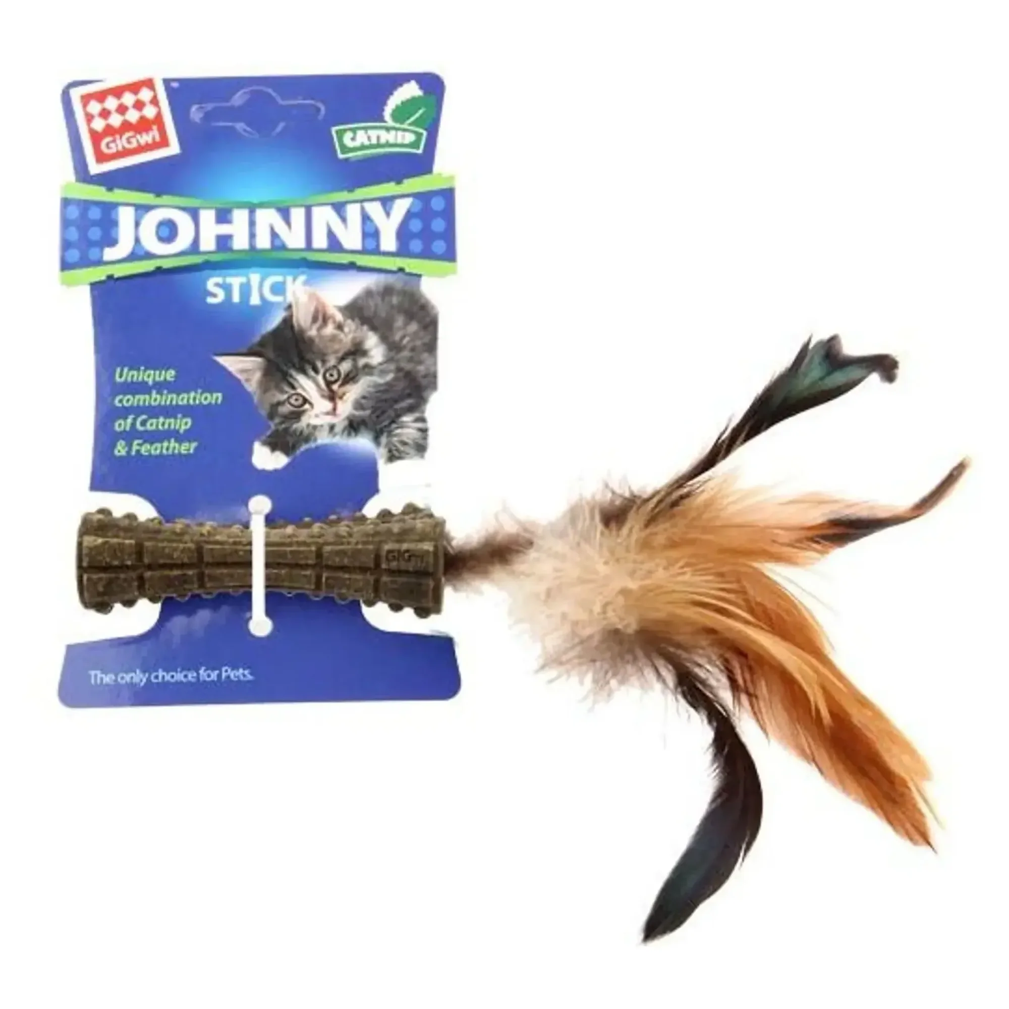 Gigwi Johnny Stick Catnipli Doğal Kahverengi Kedi Naneli Oyuncak