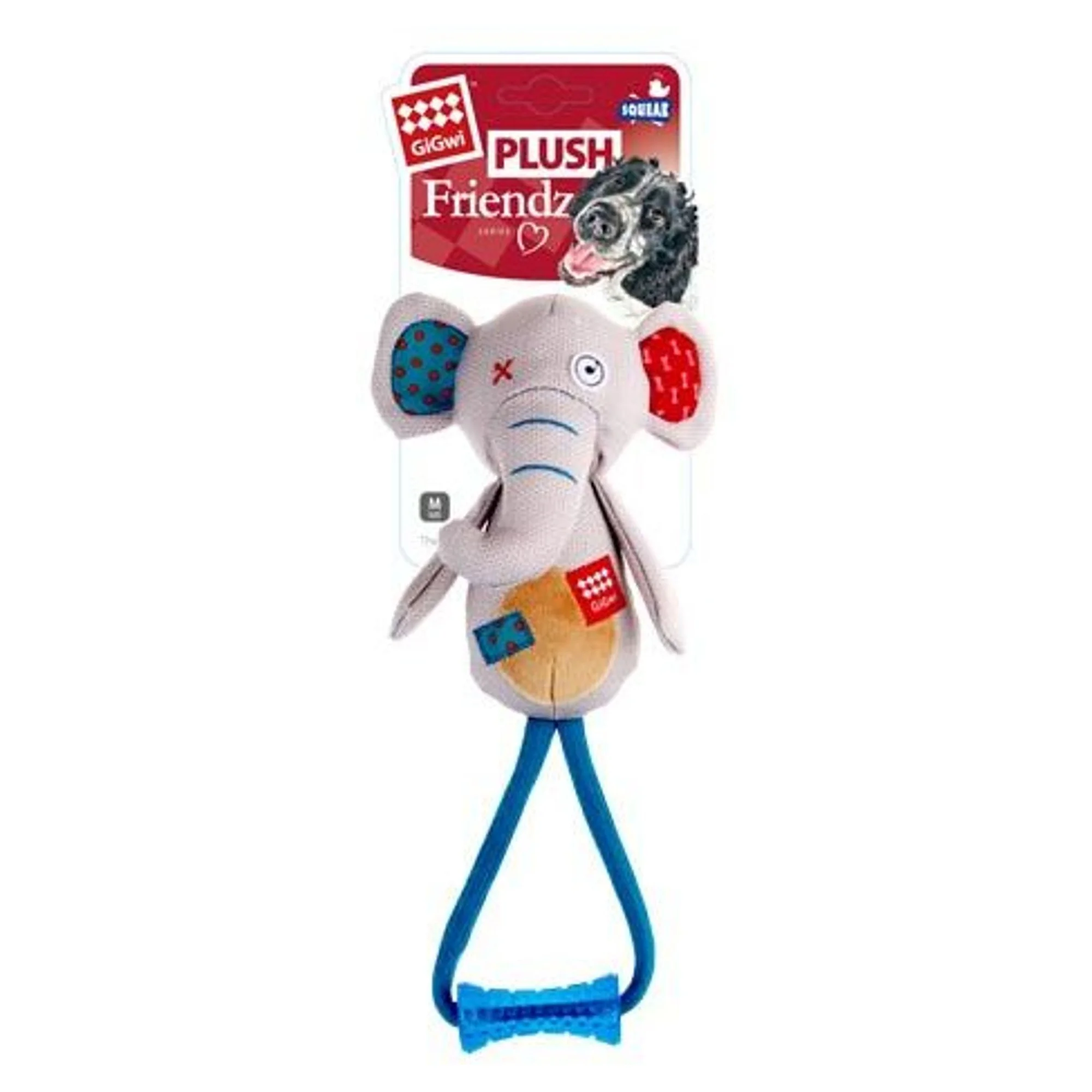 Gigwi Gigwi Plush Friendz Öten Fil Kumaş ve Peluş Köpek Oyuncağı