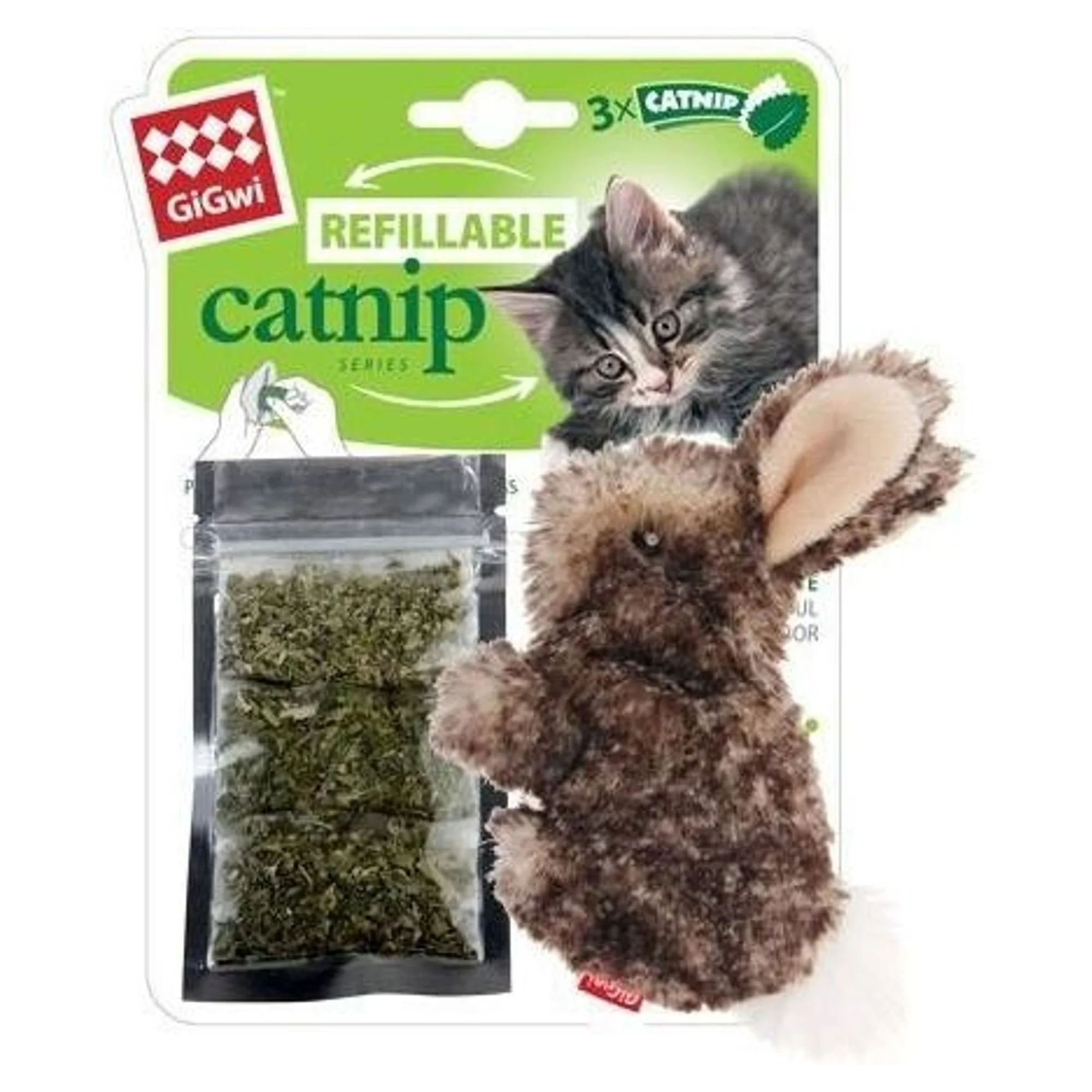 Gigwi Gigwi Plush Friendz Tavşan Kedi Naneli Oyuncak