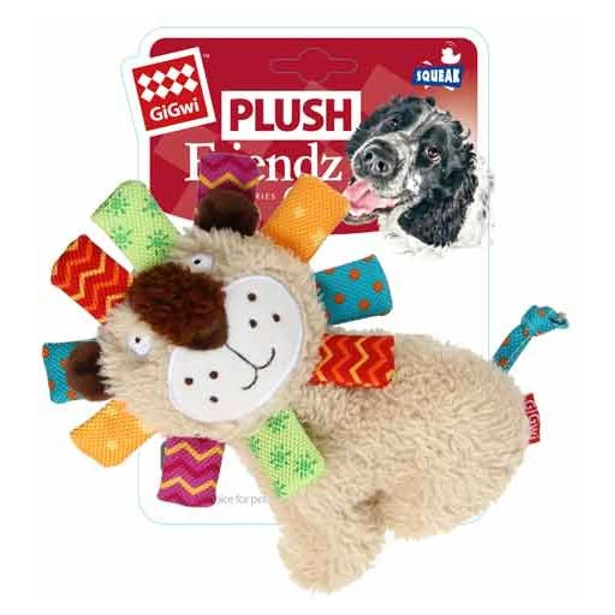 Gigwi Gigwi Plush Friendz Sesli Aslan Köpek Kumaş ve Peluş Oyuncak