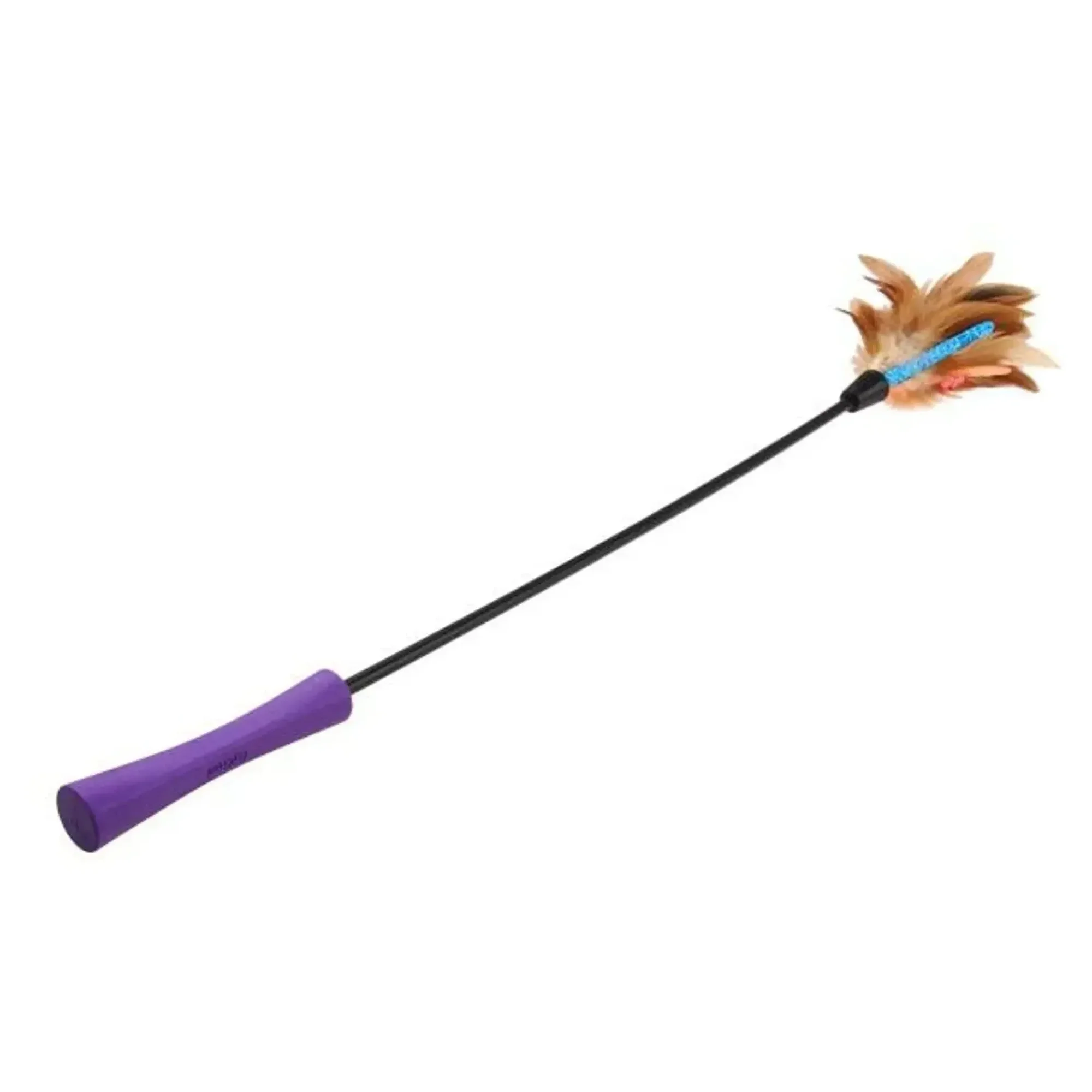 Gigwi Feather Teaser Doğal Tüylü Kedi Oltası 60 CM — Olta Oyuncakları — Görsel 3