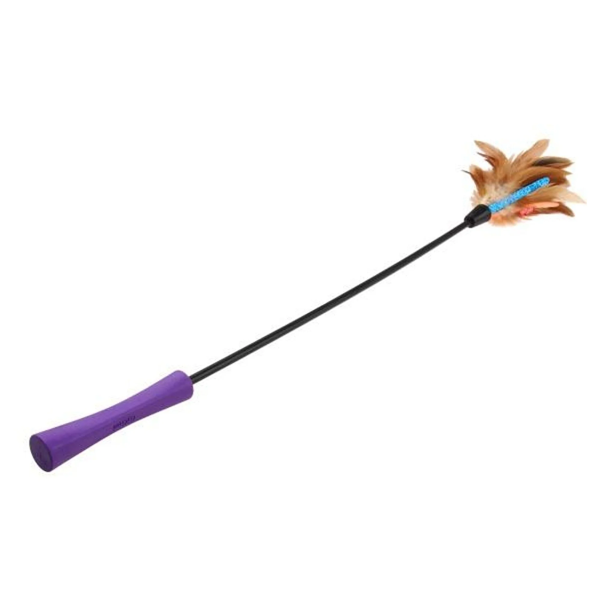 Gigwi Gigwi Feather Teaser Doğal Tüylü Kedi Oltası 60 CM — Olta Oyuncakları — Görsel 3