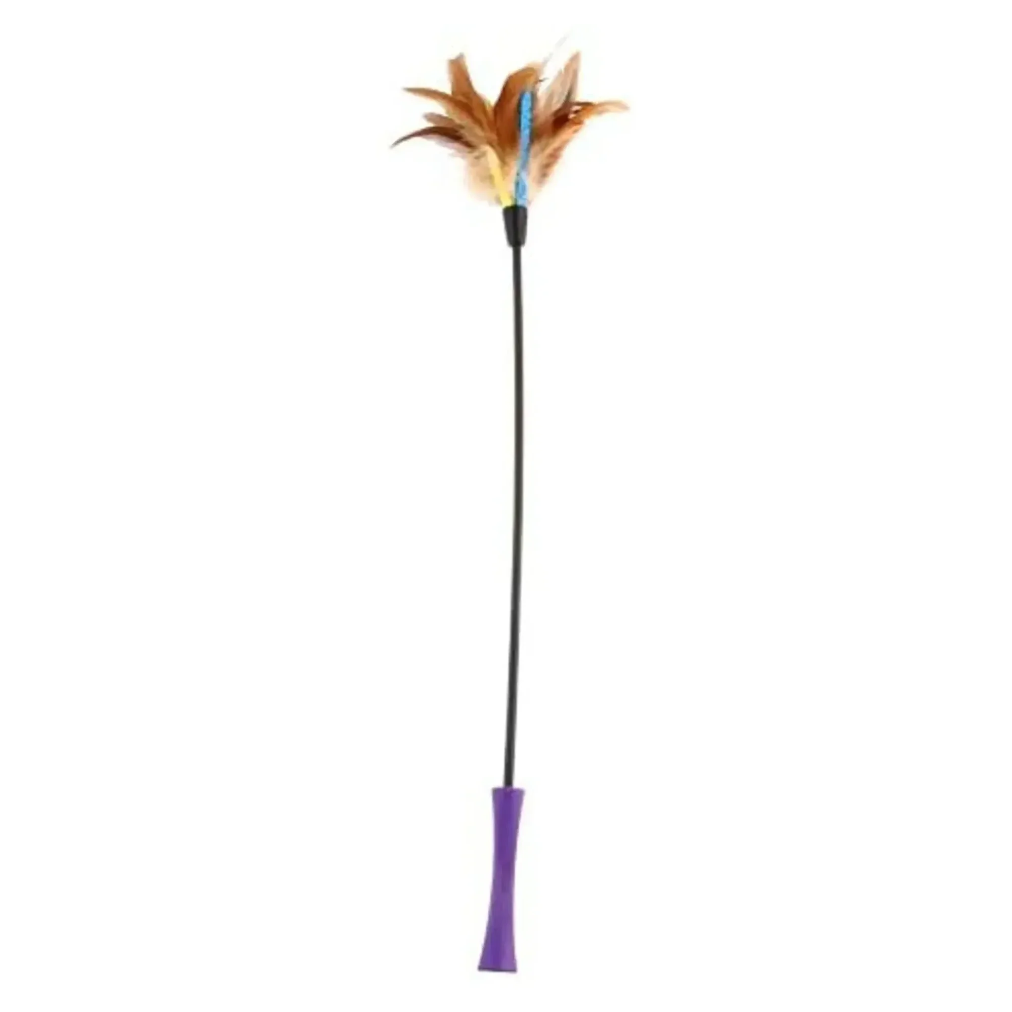 Gigwi Feather Teaser Doğal Tüylü Kedi Oltası 60 CM — Olta Oyuncakları — Görsel 4
