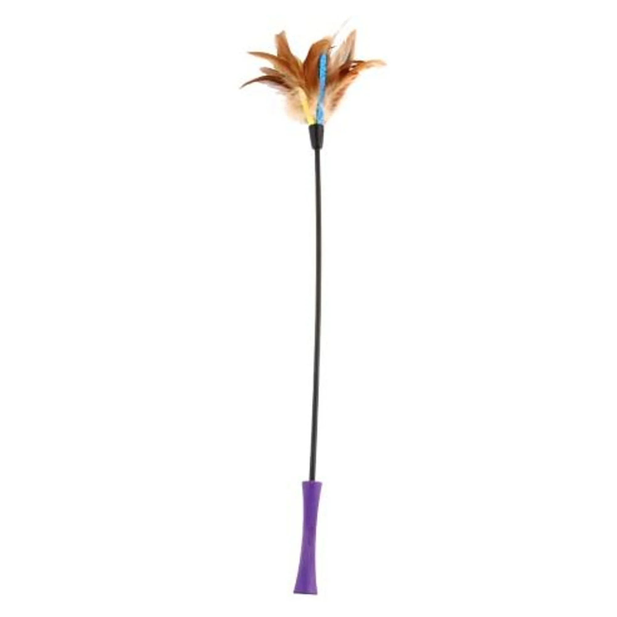 Gigwi Gigwi Feather Teaser Doğal Tüylü Kedi Oltası 60 CM — Olta Oyuncakları — Görsel 4