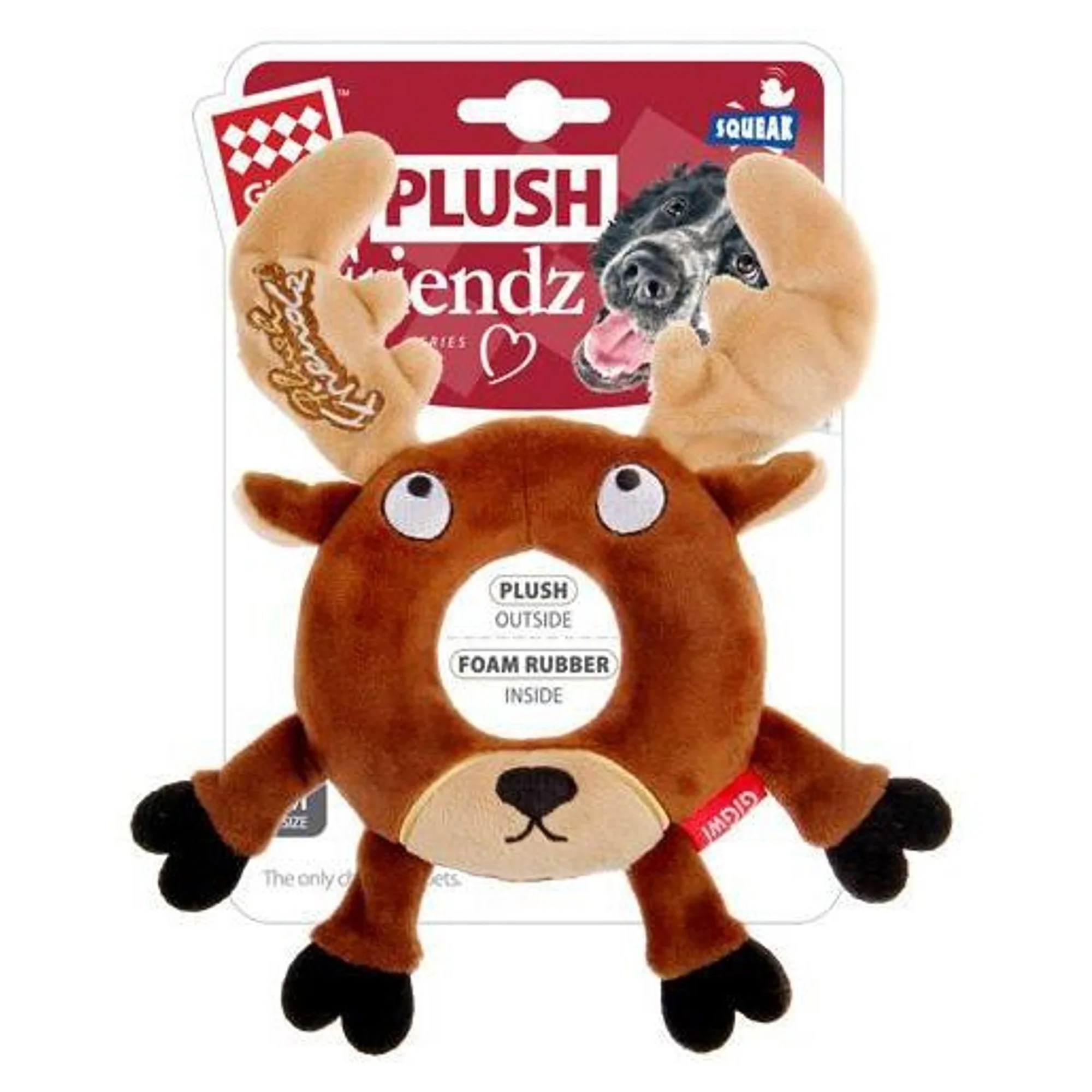 Gigwi Gigwi Plush Friendz Simit Geyik Sesli Köpek Peluş Oyuncak