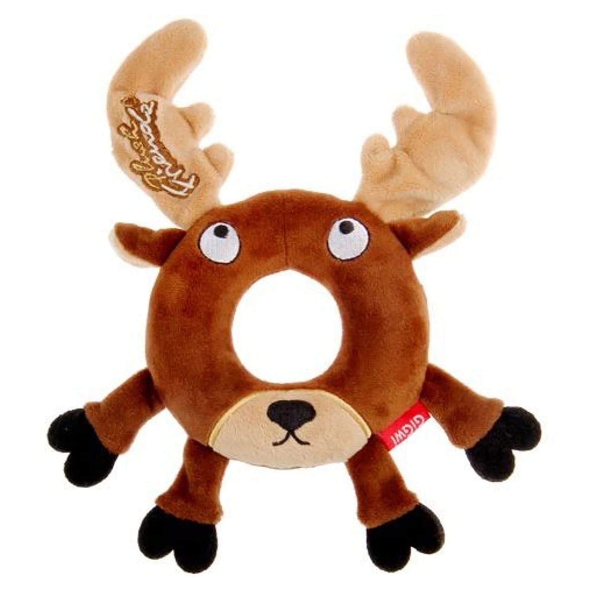 Gigwi Gigwi Plush Friendz Simit Geyik Sesli Köpek Peluş Oyuncak — Kumaş ve Peluş Oyuncaklar — Görsel 2
