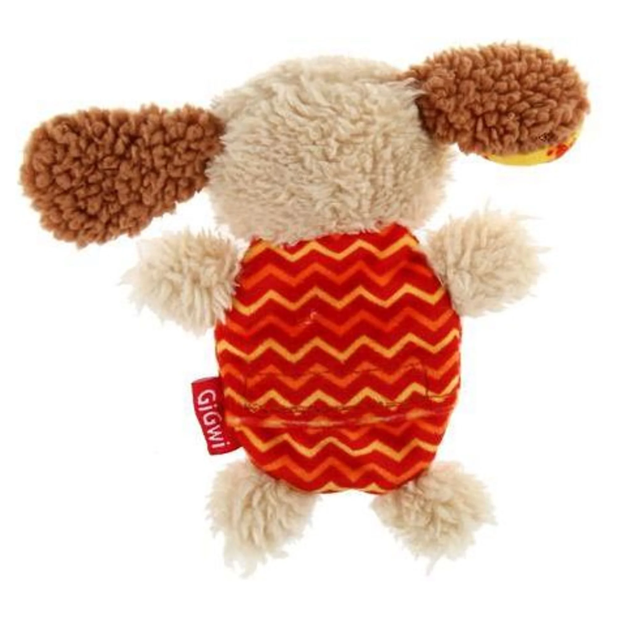 Gigwi Gigwi Plush Friendz Gri ve Kırmızı Sesli Fare Köpek Peluş Oyuncak — Kumaş ve Peluş Oyuncaklar — Görsel 2