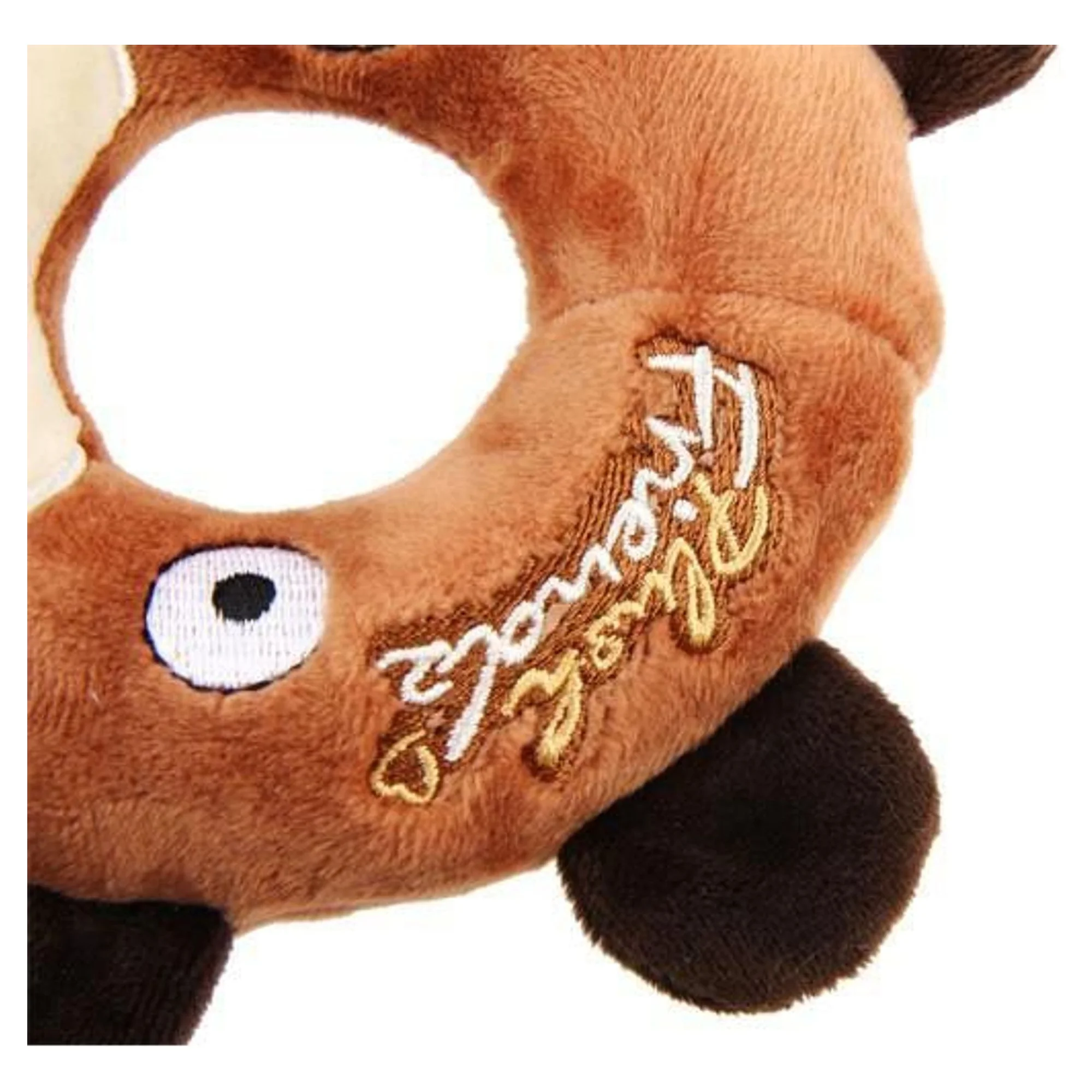 Gigwi Gigwi Plush Friendz Simit Ayı Sesli Peluş Köpek Oyuncağı — Kumaş ve Peluş Oyuncaklar — Görsel 4